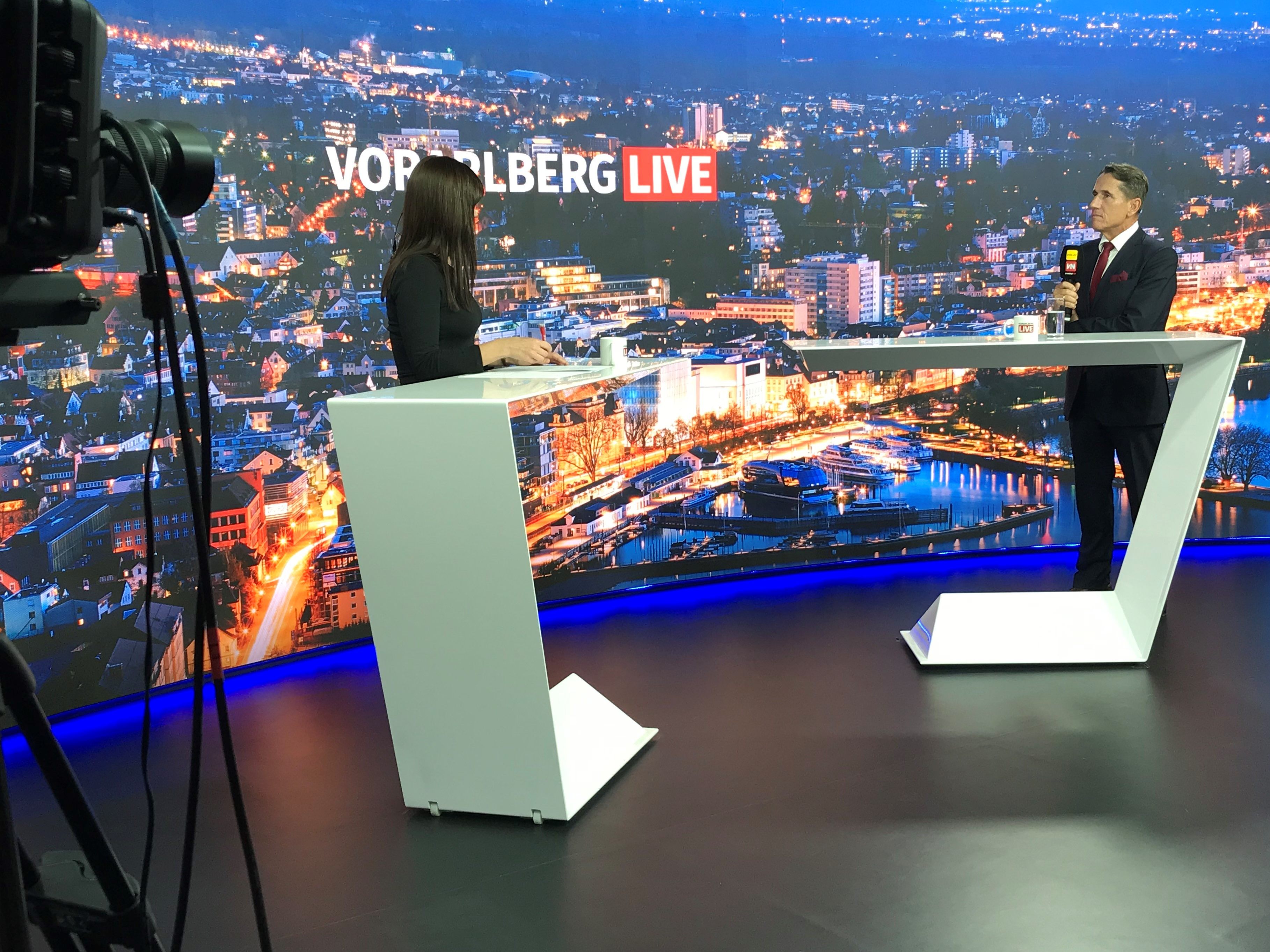 Reinhard Bösch bei "Vorarlberg LIVE". Reinhard Bösch bei "Vorarlberg LIVE".