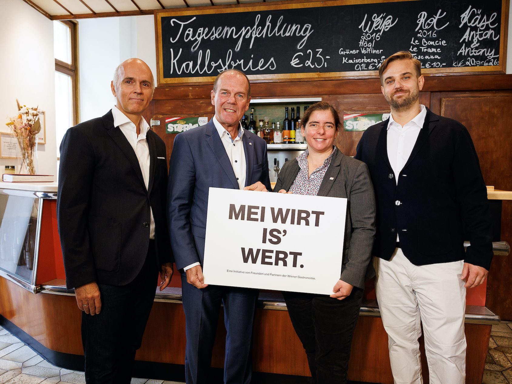 Wiener Wirte machen mit Kampagne mobil.