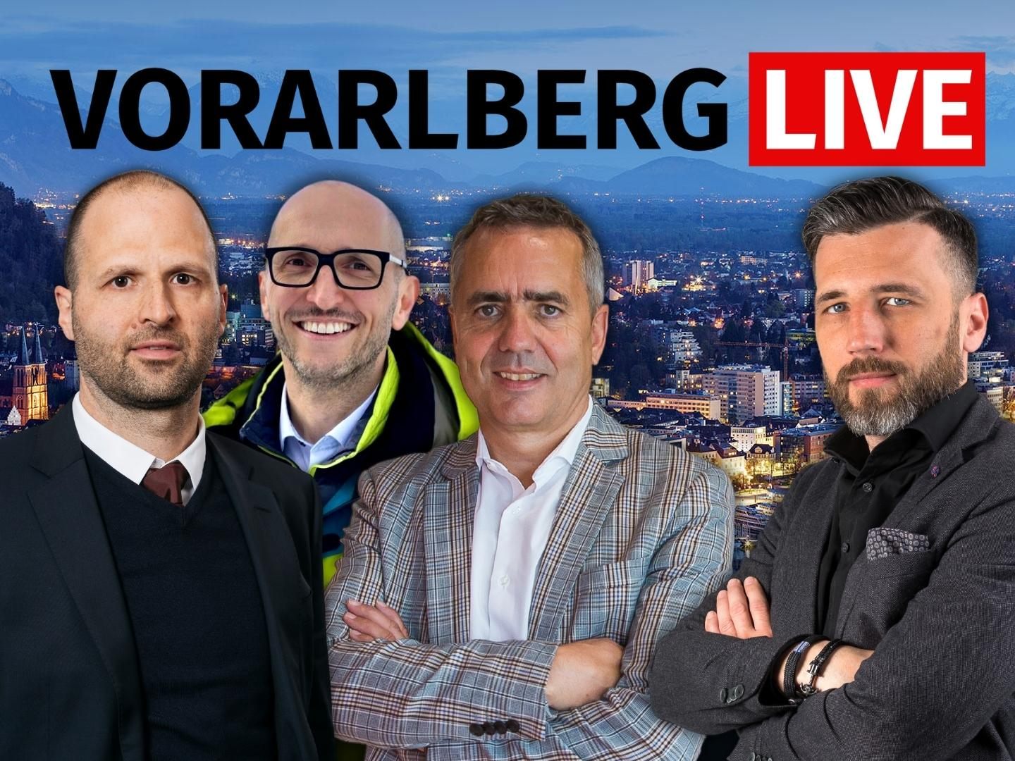 Pascal Pletsch begrüßt in "Vorarlberg LIVE" drei spannende Gäste. Pascal Pletsch begrüßt in "Vorarlberg LIVE" drei spannende Gäste.
