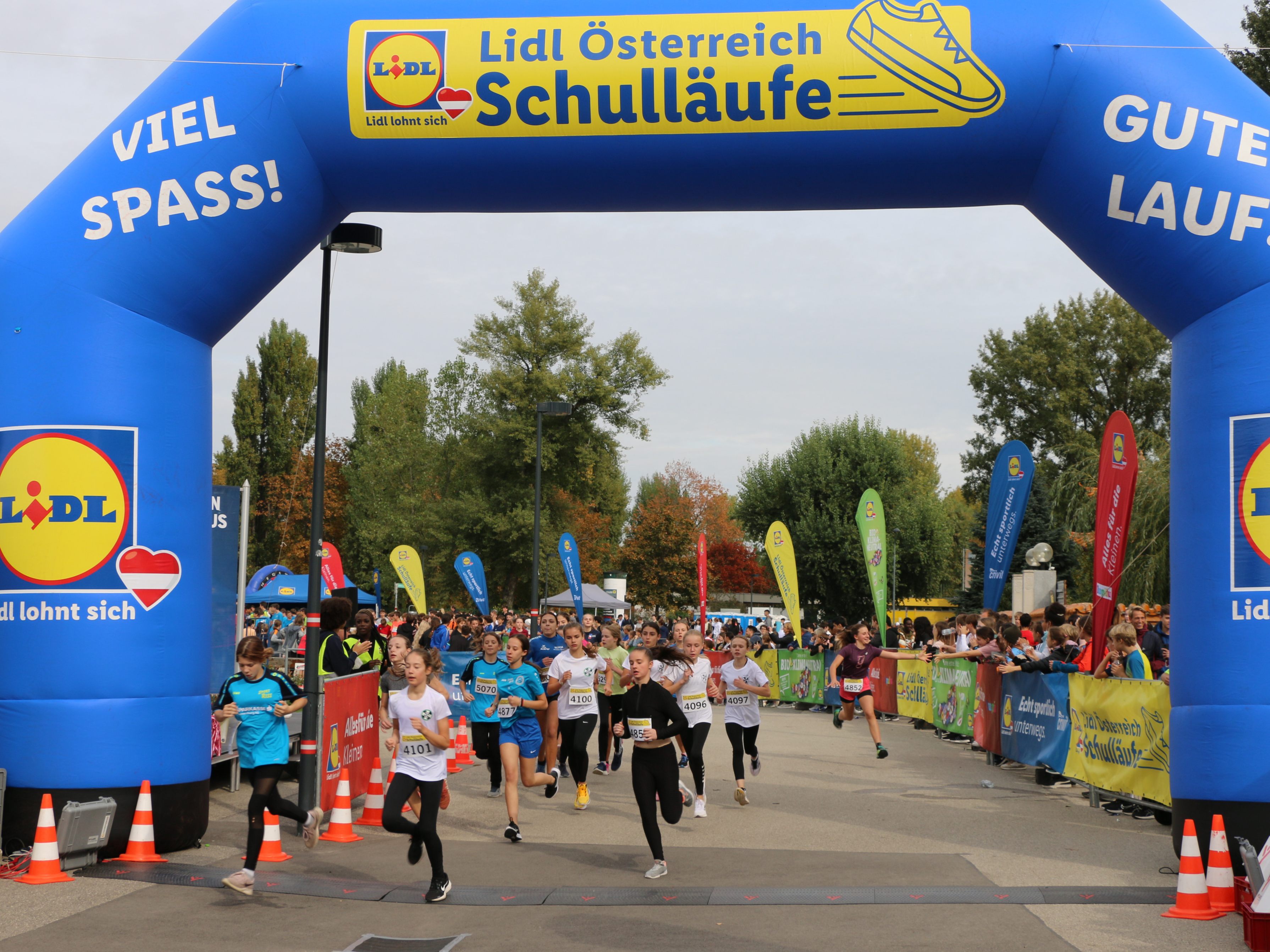Über 4.000 Teilnehmer waren beim Lidl Schullauf in Wien.