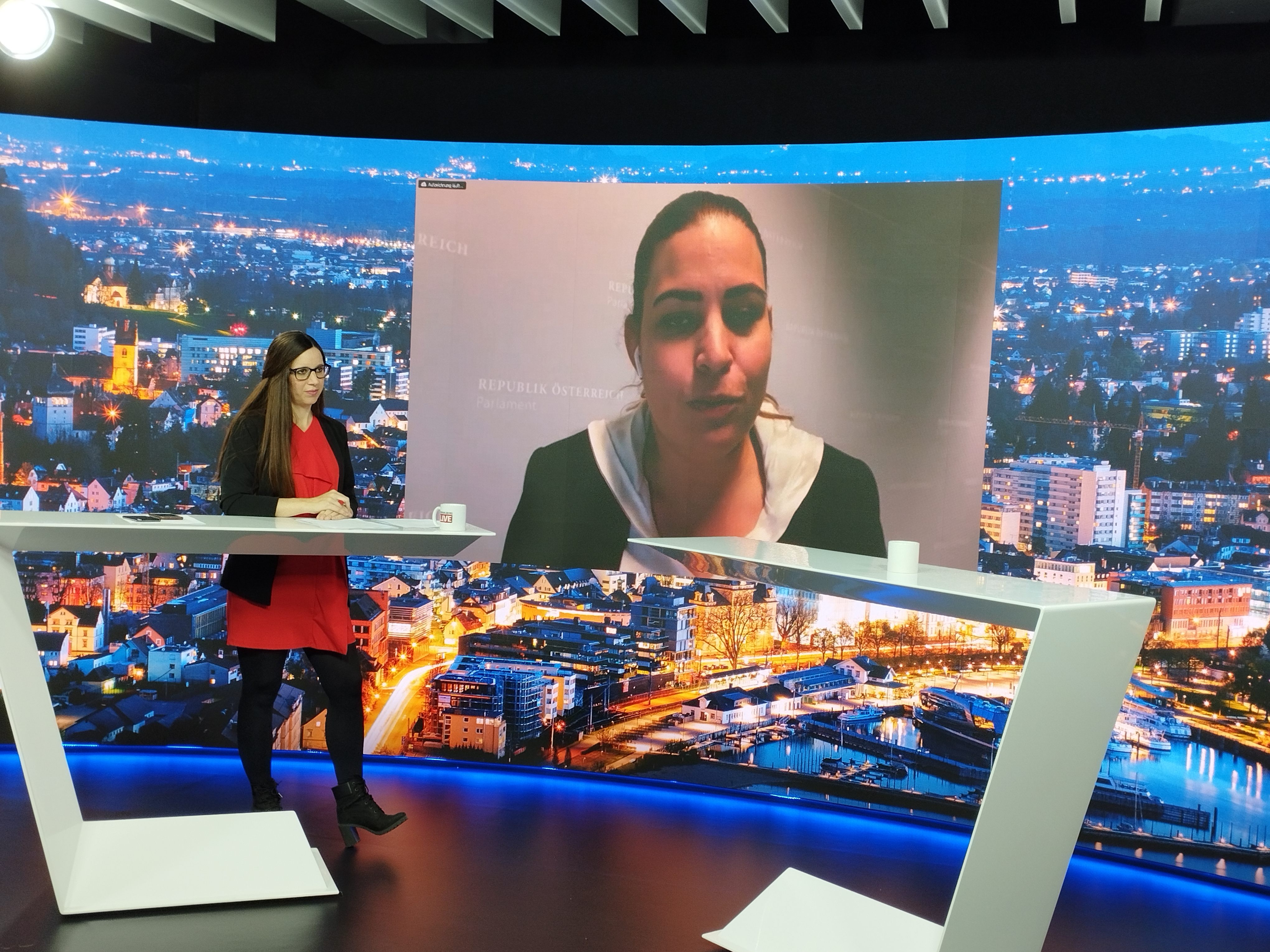 Nina Tomaselli war am Mittwoch zu Gast in "Vorarlberg LIVE". Nina Tomaselli war am Mittwoch zu Gast in "Vorarlberg LIVE".