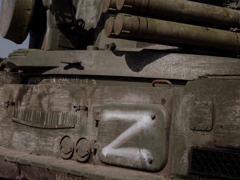 Ukrainische Empörung über erneute "Z"-Beschmierung in Wien. Ukrainische Empörung über erneute "Z"-Beschmierung in Wien.