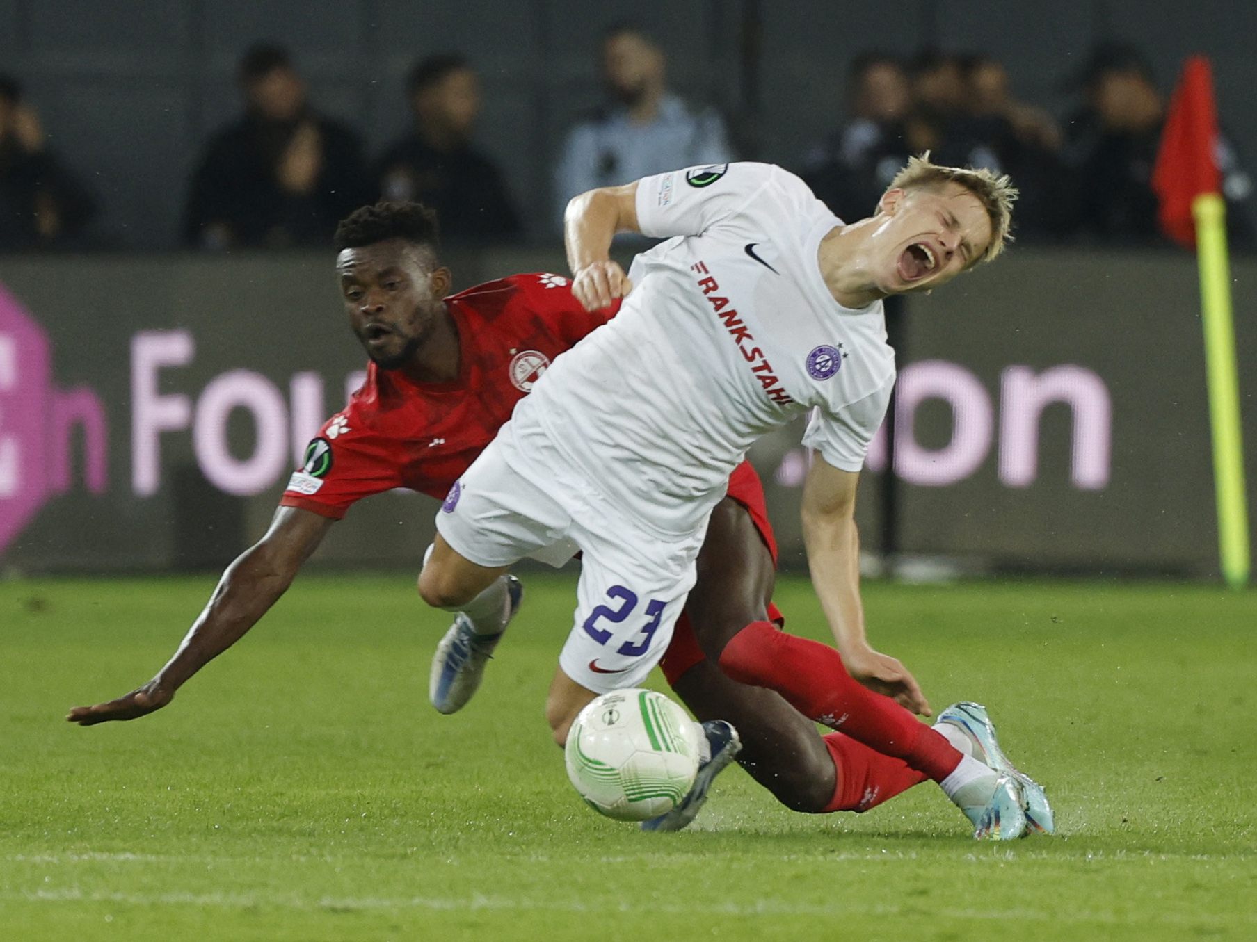 Die Wiener Austria beendete die Conference League mit einem 0:4 in Israel. Die Wiener Austria beendete die Conference League mit einem 0:4 in Israel.