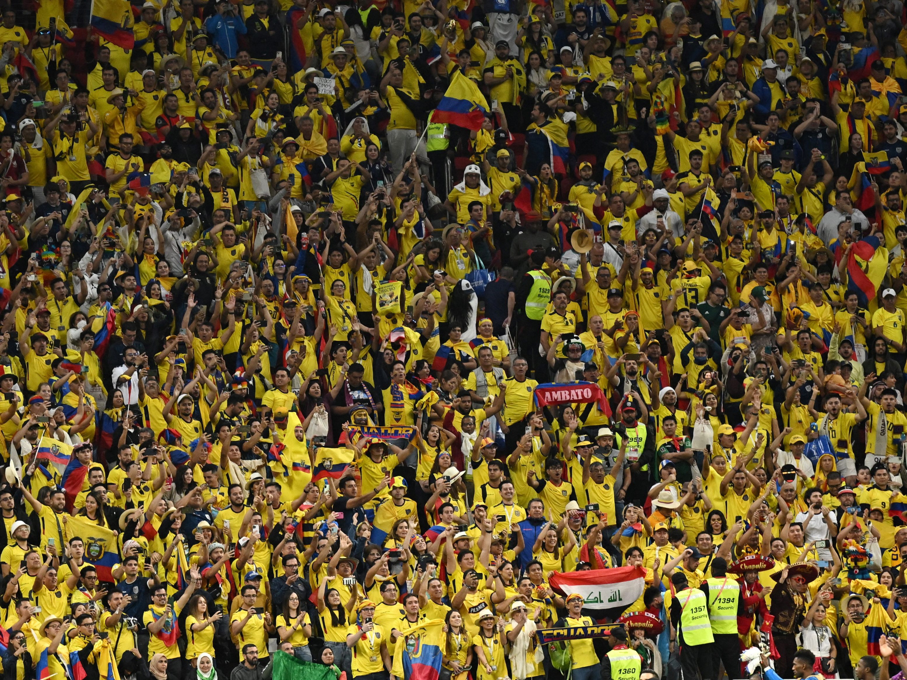 Die FIFA untersucht homophobe Gesänge von Ecuador-Fans beim Eröffnungsspiel der WM.