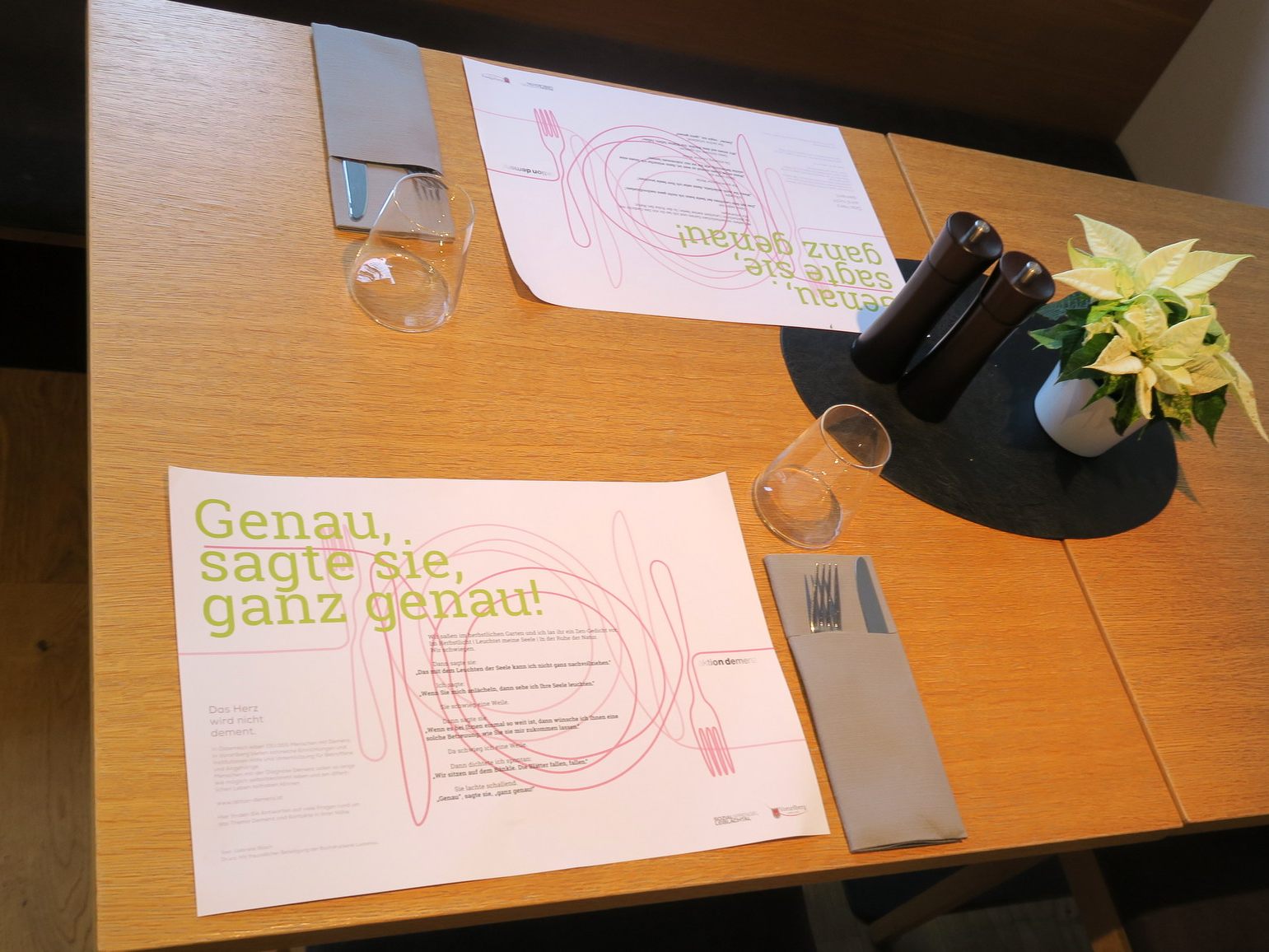 Aktion Demenz in der Leiblachtaler Gastronomie