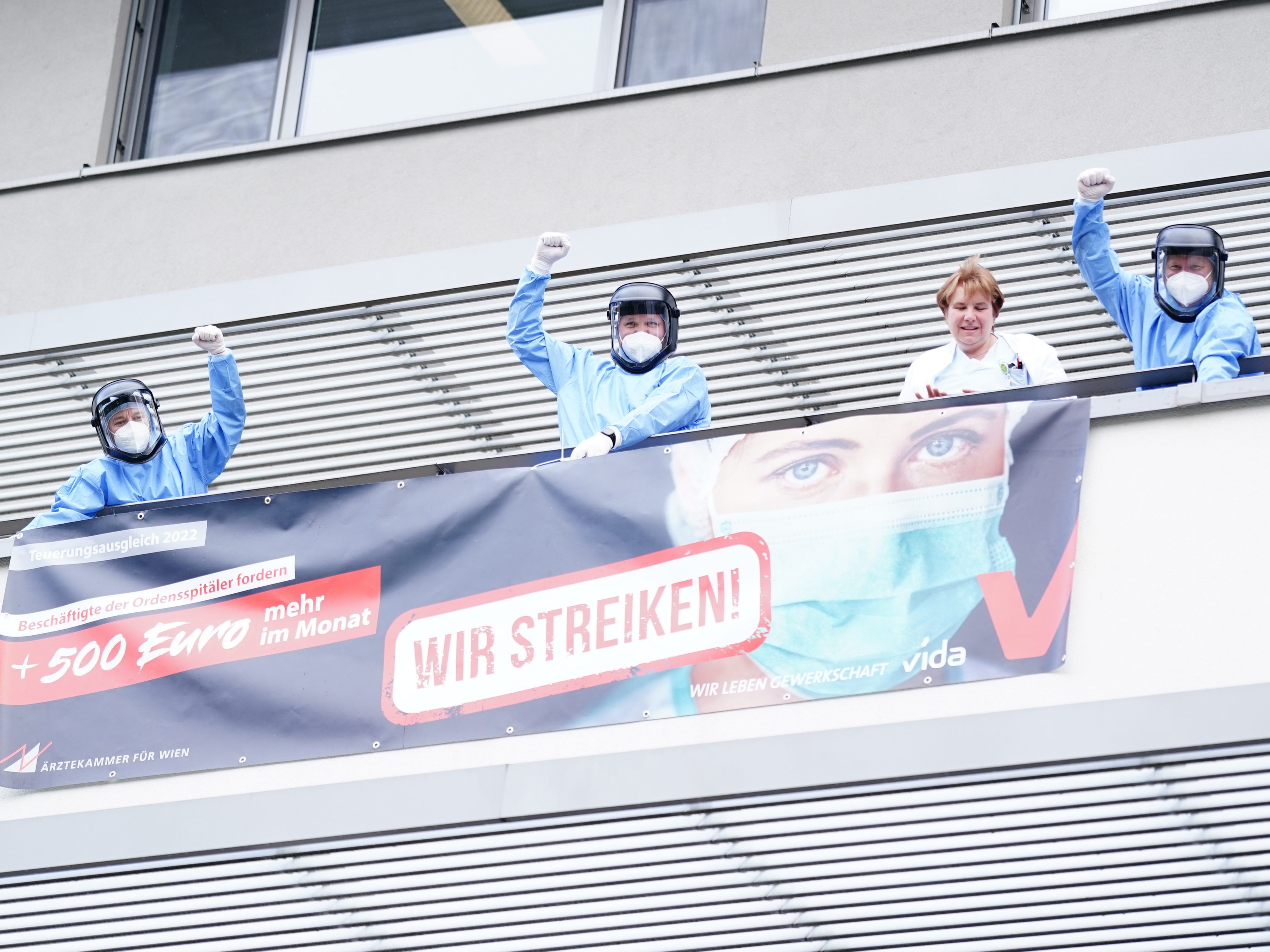 Am Mittwoch gab es in Wiener Ordensspitälern einen Warnstreik, nun gibt es ein neues Angebot. Am Mittwoch gab es in Wiener Ordensspitälern einen Warnstreik, nun gibt es ein neues Angebot.