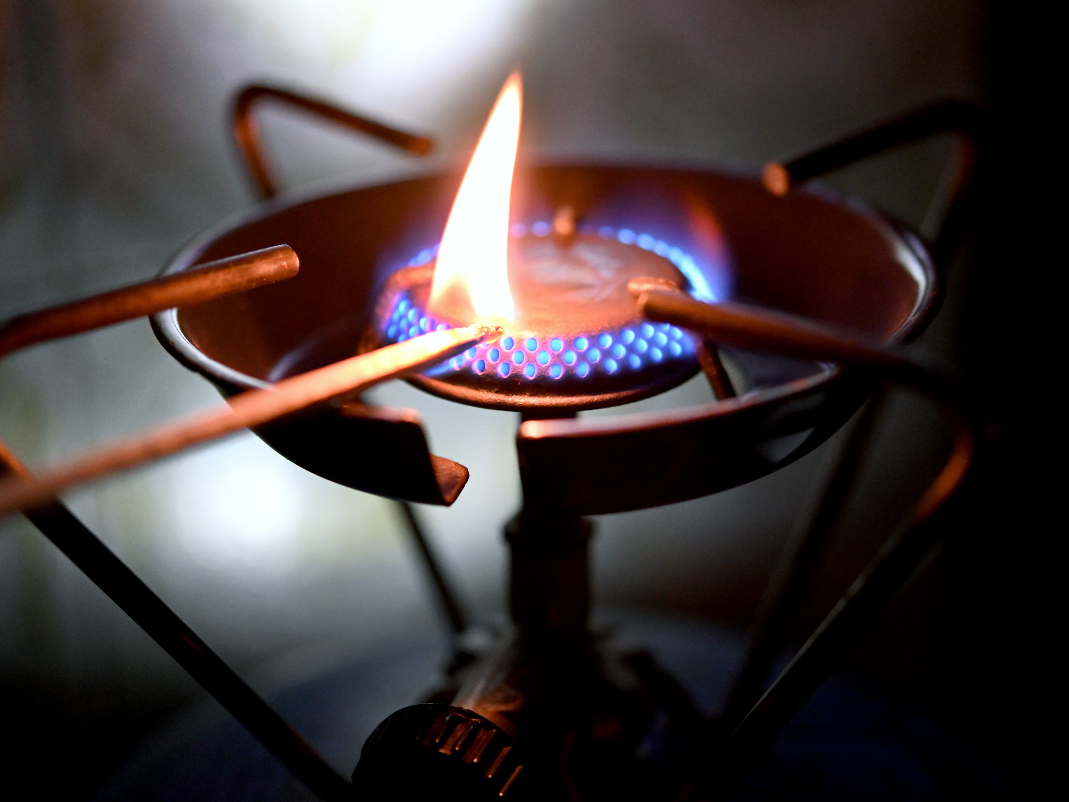 Dei Gas-Großhandelspreise sind im Dezember niedriger als im Vormonat.