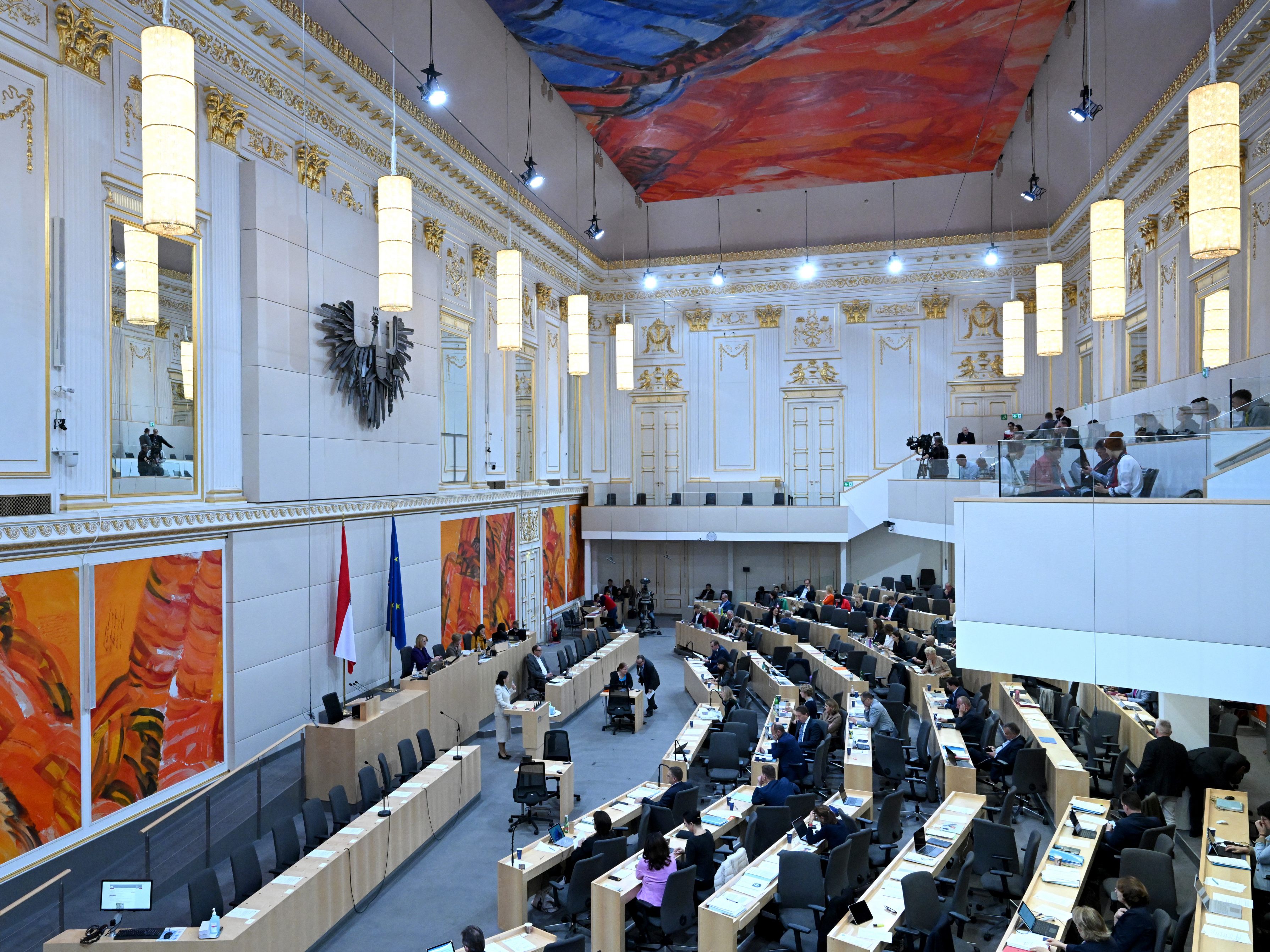 Der Nationalrat beschließt das Budget für 2023. Der Nationalrat beschließt das Budget für 2023.