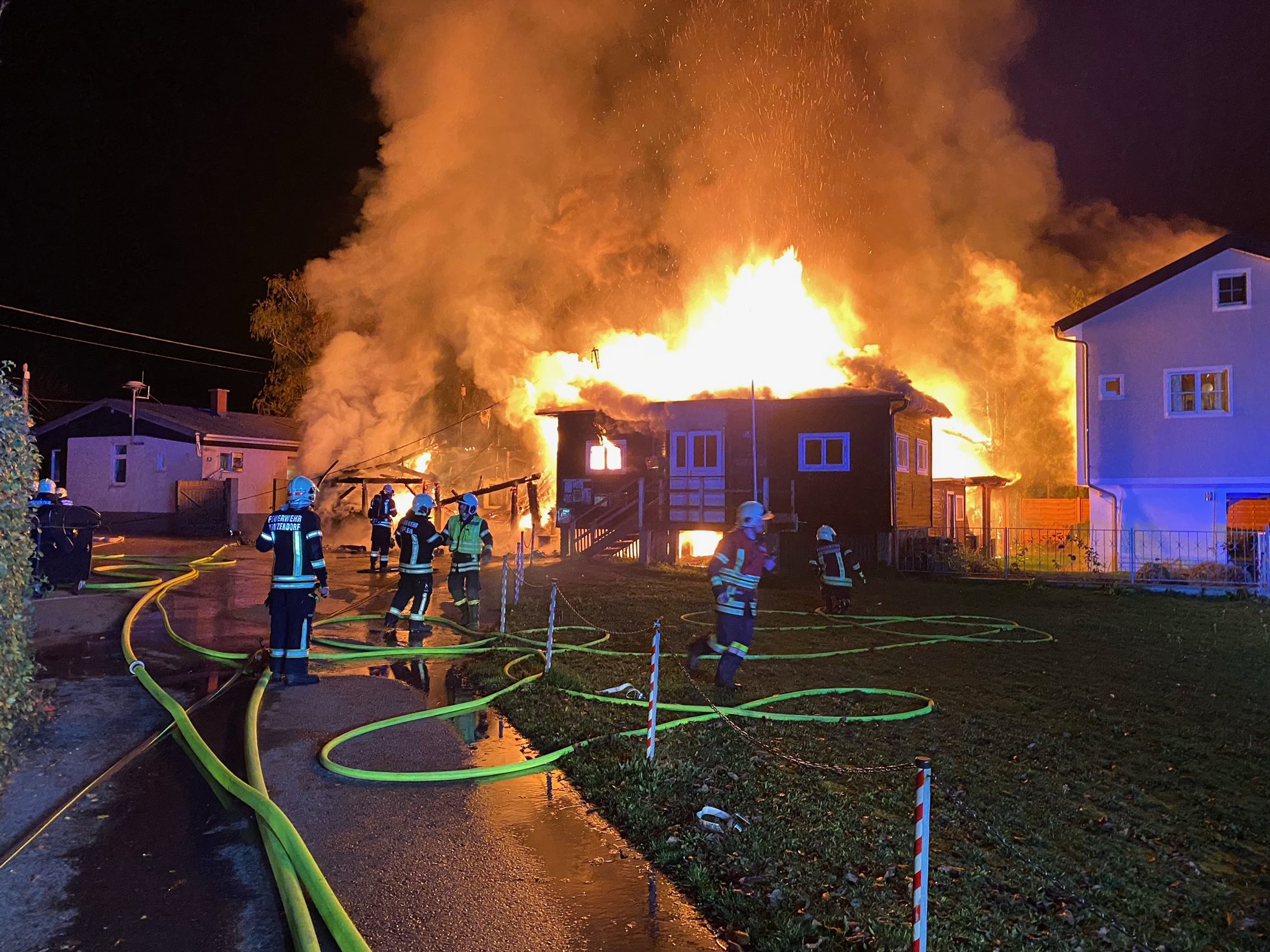 E-Fahrzeug-Akku war der Auslöser für den Brand in Kritzendorf. E-Fahrzeug-Akku war der Auslöser für den Brand in Kritzendorf.