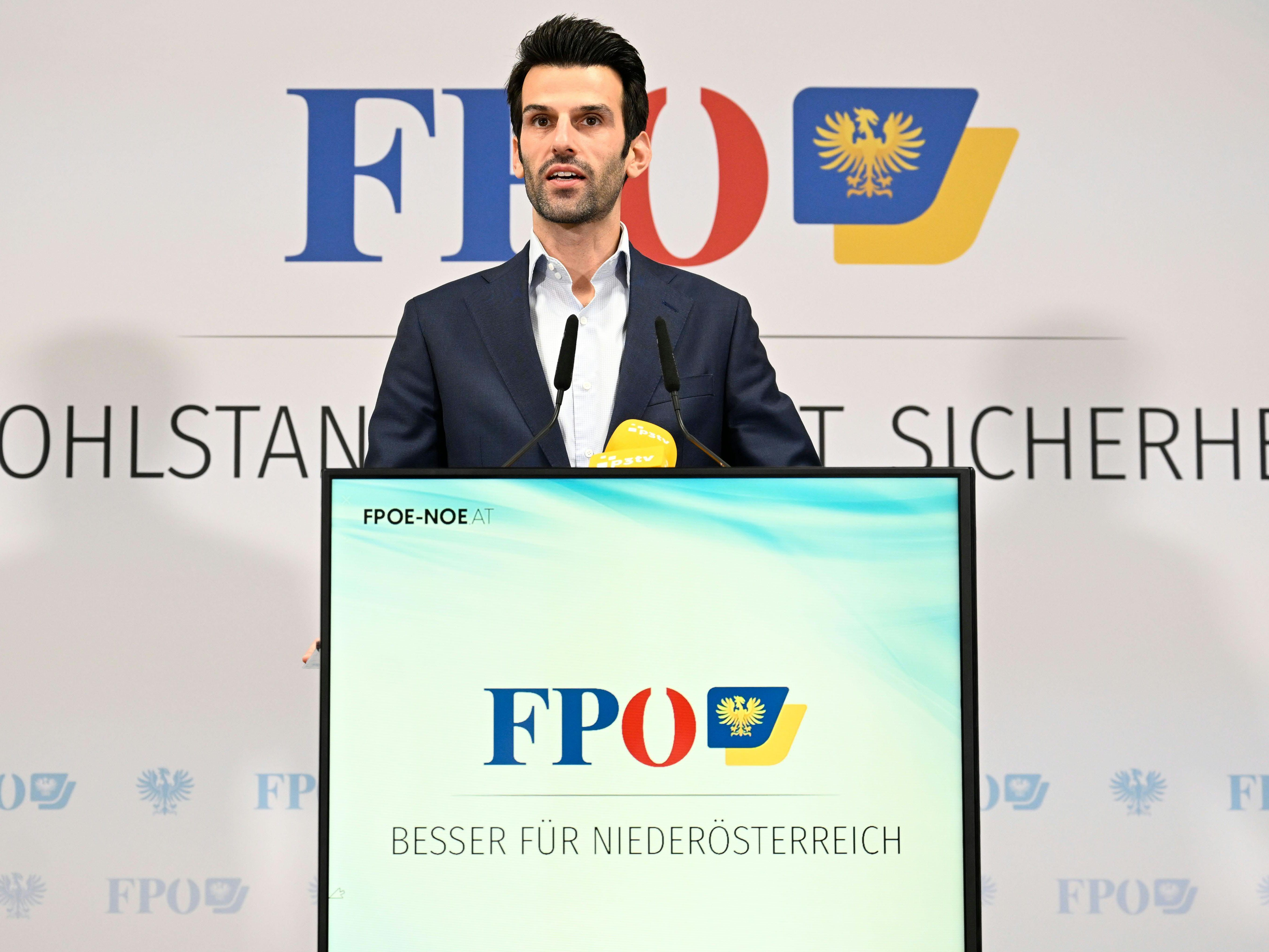 NÖ-Wahl: FPÖ-Spitzenkandidat heißt Udo Landbauer. NÖ-Wahl: FPÖ-Spitzenkandidat heißt Udo Landbauer.