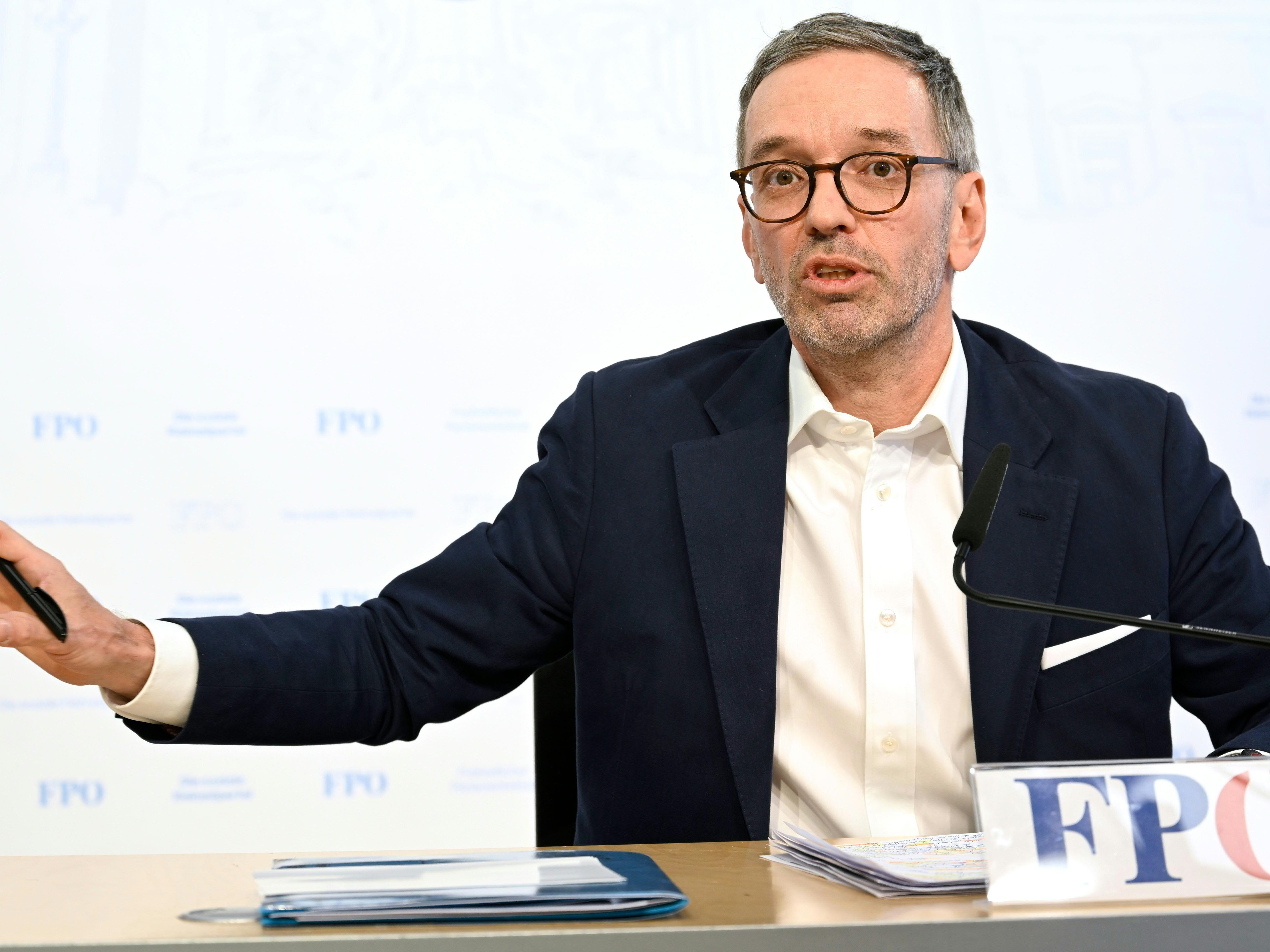 Wetterte gegen Österreichs Asylpolitik: Herbert Kickl. Wetterte gegen Österreichs Asylpolitik: Herbert Kickl.
