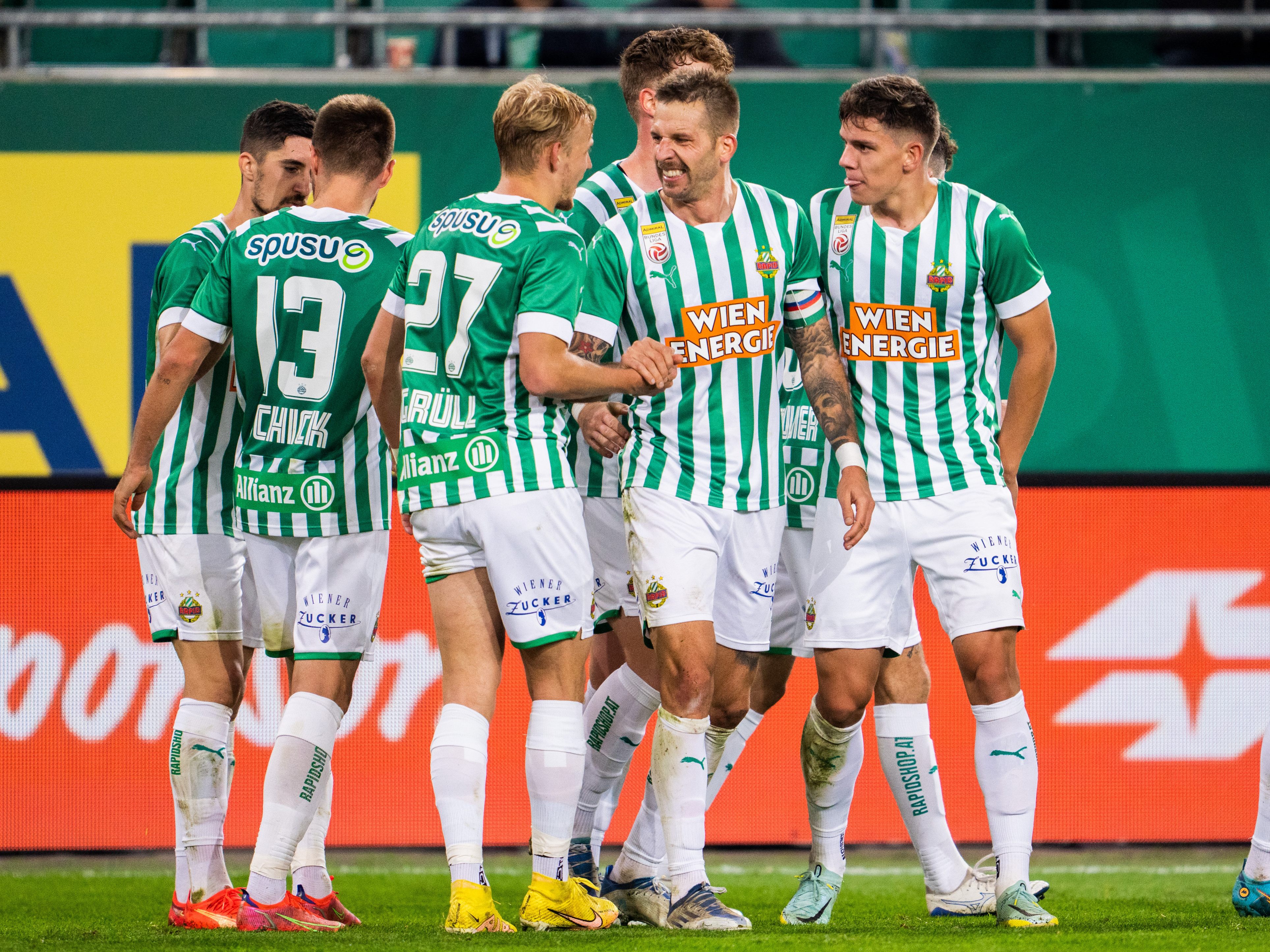 Rapid Wien will auch im ÖFB-Cup-Viertelfinale jubeln.