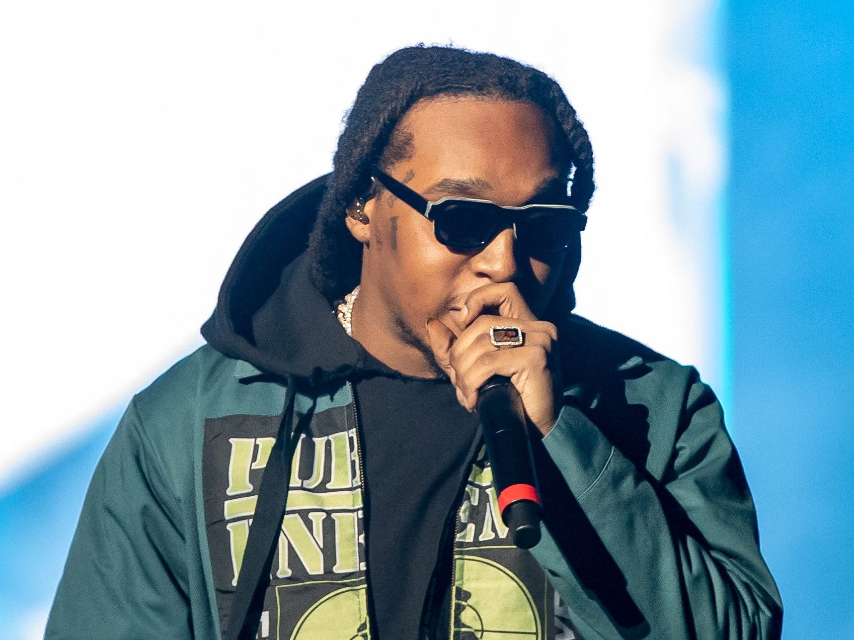 Der Rapper Takeoff wurde in Houston erschossen. Der Rapper Takeoff wurde in Houston erschossen.