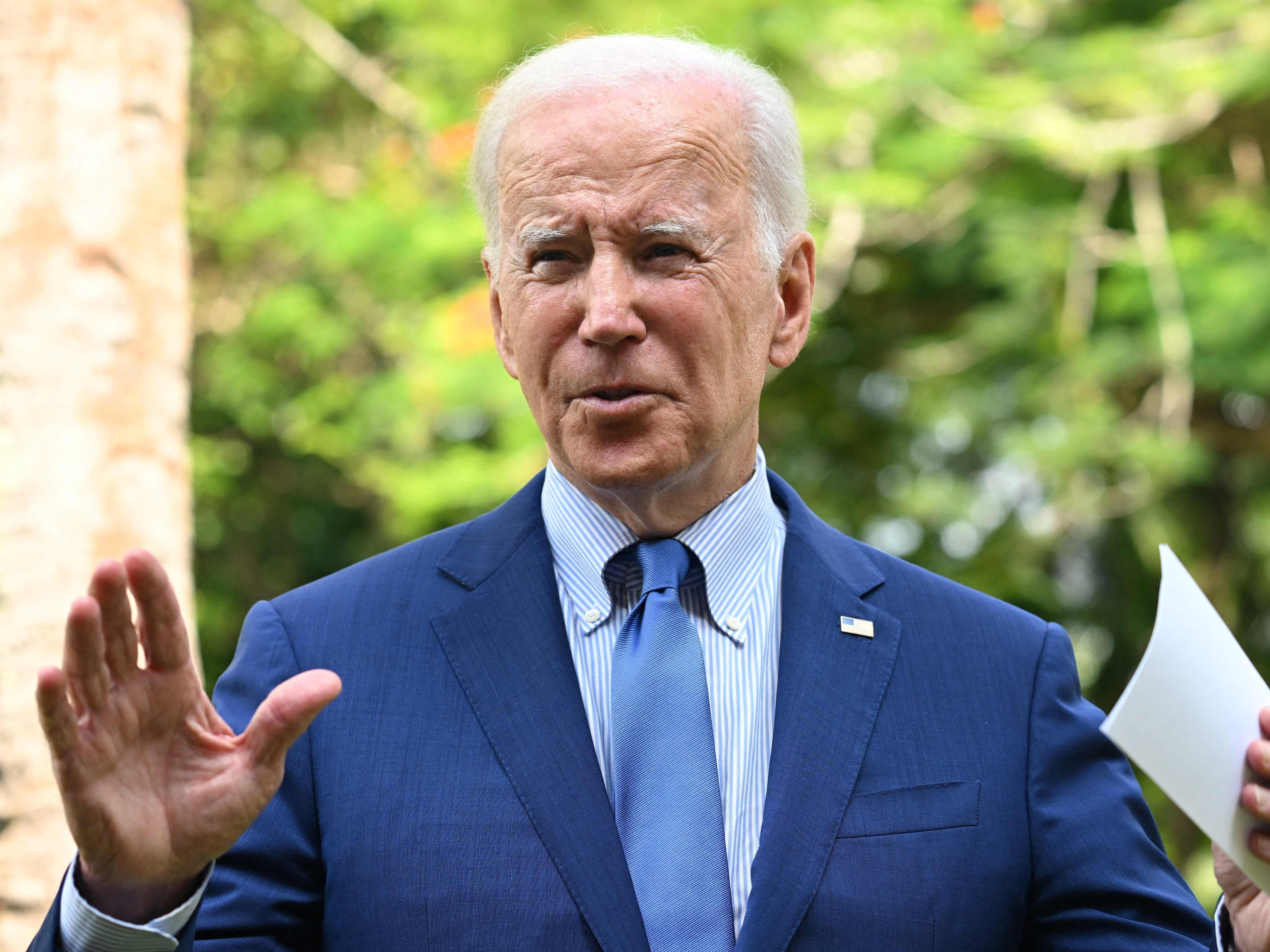 US-Präsident Biden glaubt nicht an einen Angriff aus Russland. US-Präsident Biden glaubt nicht an einen Angriff aus Russland.