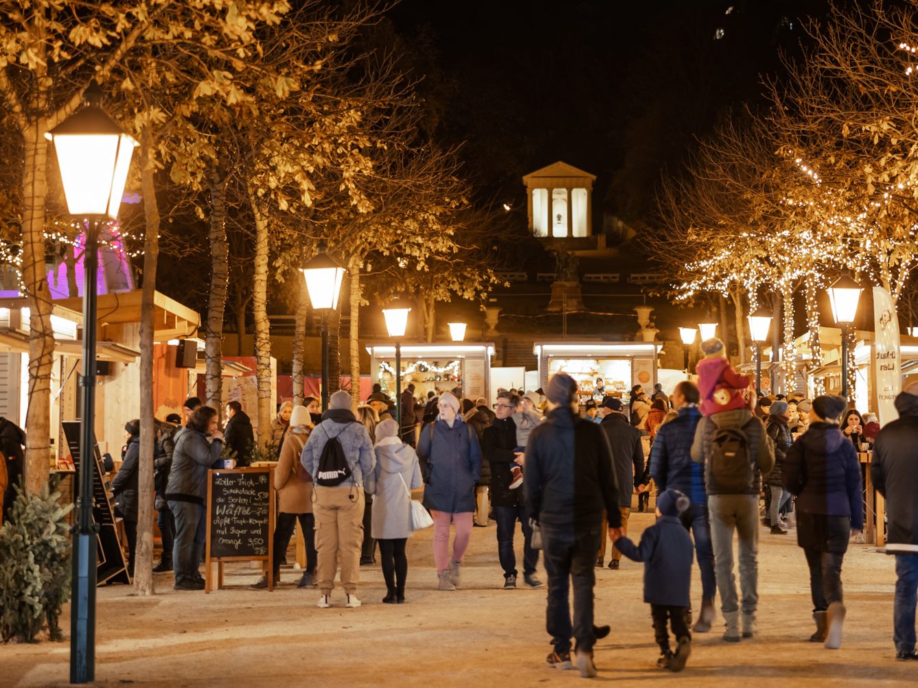 Der Advent im Park im Kurpark Baden eröffnet am 16. November.