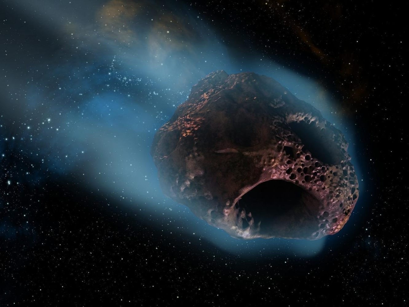 2022 AP7 größter seit acht Jahren entdeckter Asteroid dieser Art (Symbolbild).