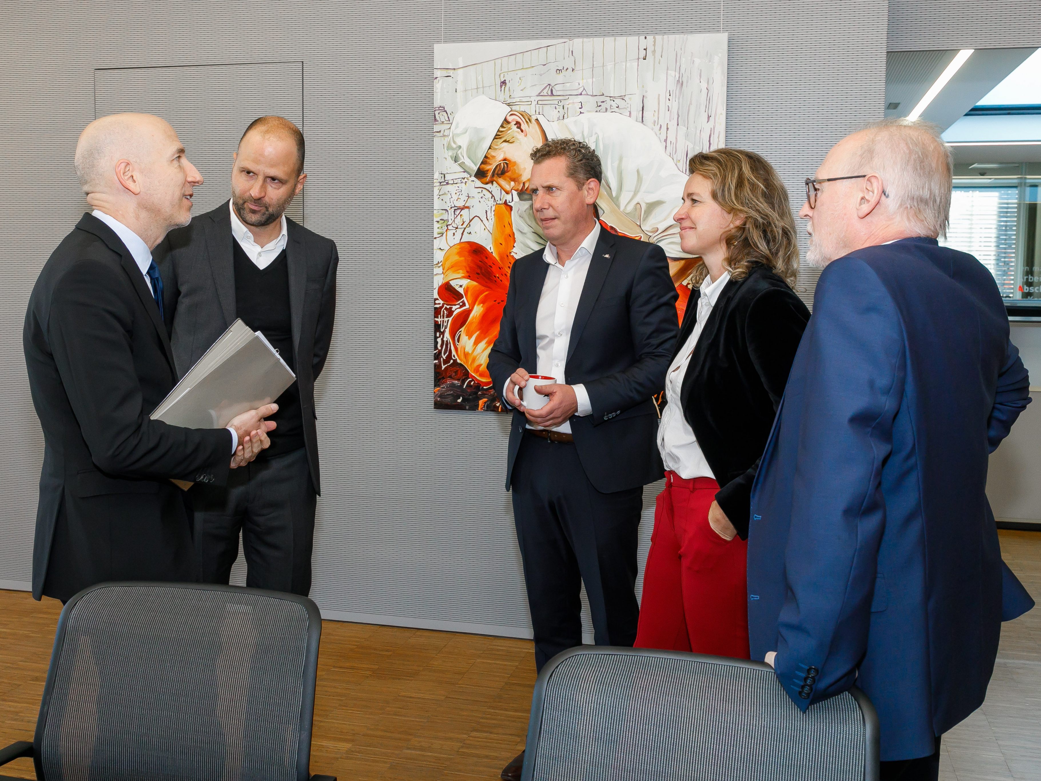 Arbeitstreffen mit Minister Kocher, LR Tittler und AK-Präsident Heinzle. Arbeitstreffen mit Minister Kocher, LR Tittler und AK-Präsident Heinzle.