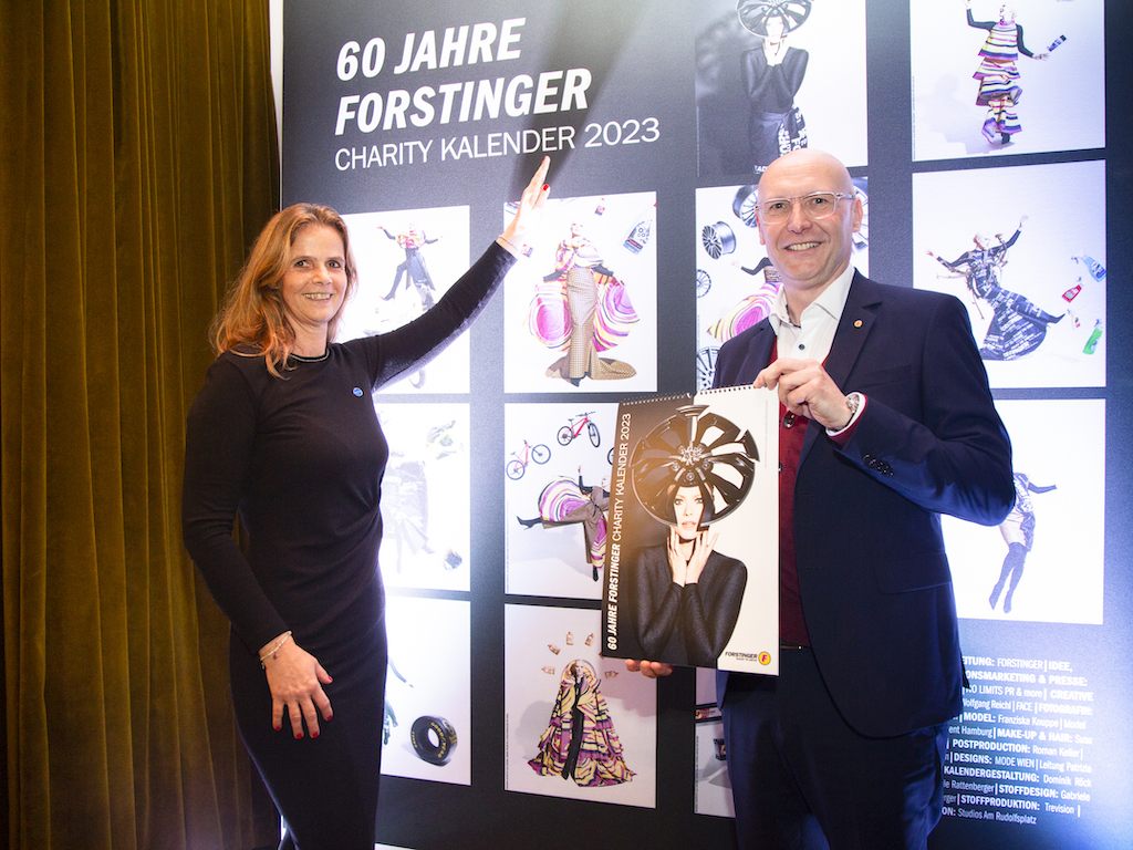 Der Forstinger-Charity-Kalender wurde in Wien präsentiert. Der Forstinger-Charity-Kalender wurde in Wien präsentiert.