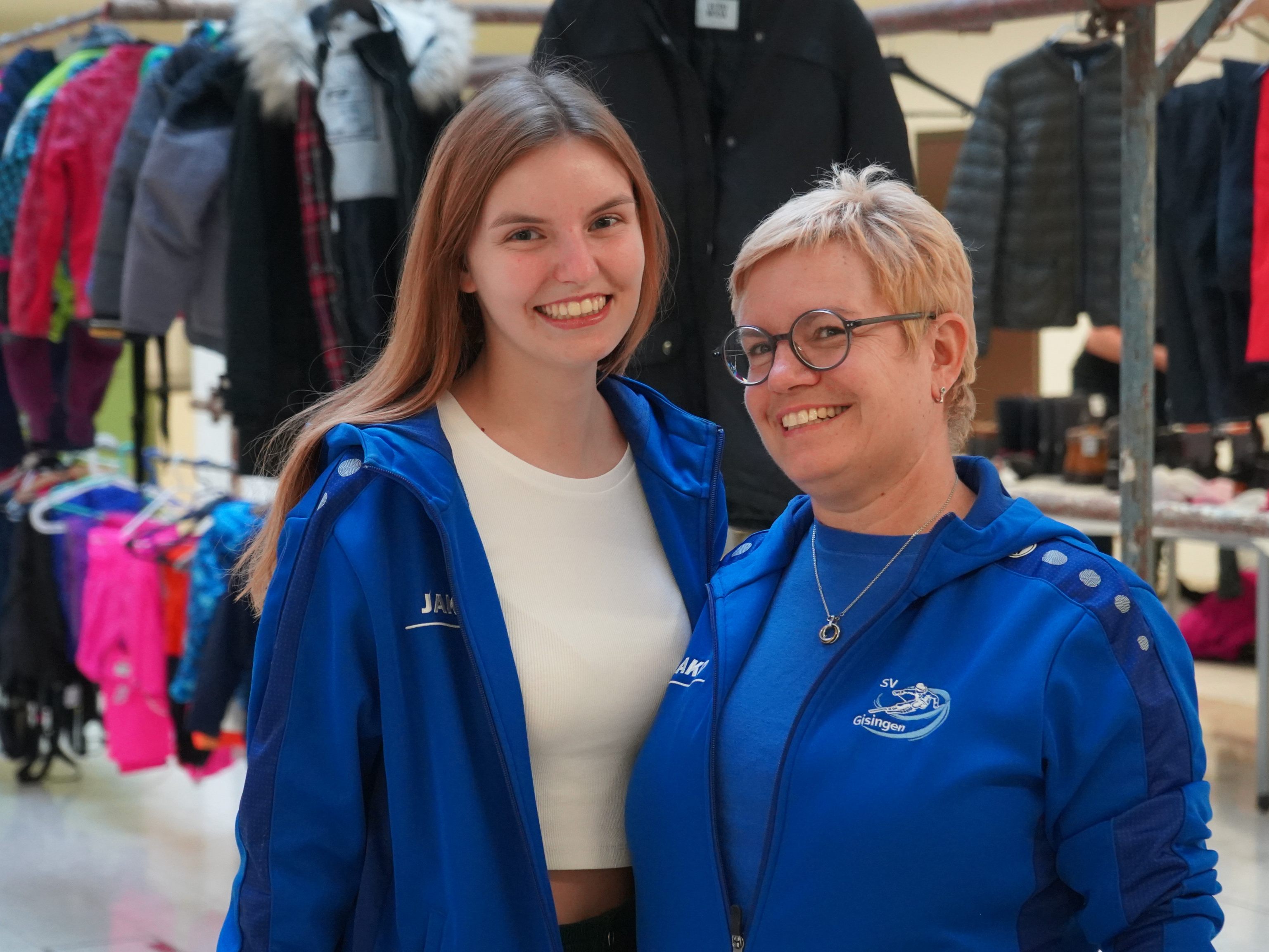 Andrea mit Tochter Nina standen für Auskünfte bereit.