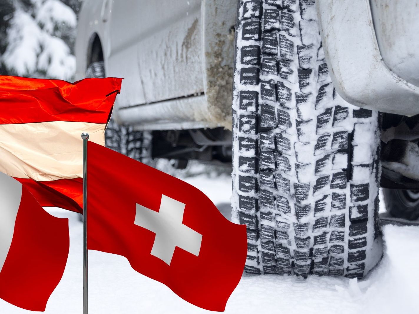 Winterreifenpflicht? Das gilt in unseren Nachbarländern.