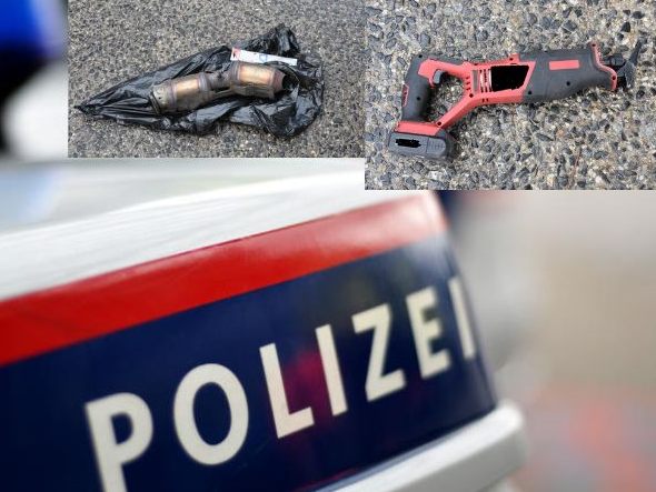Ein Drogenlenker lieferte sich mit der Polizei in Wien-Leopoldstadt nach einem Unfall eine wilde Verfolgungsjagd. In seinem Auto wurde Diebstahl-Werkzeug und ein PKW-Katalysator gefunden. Ein Drogenlenker lieferte sich mit der Polizei in Wien-Leopoldstadt nach einem Unfall eine wilde Verfolgungsjagd. In seinem Auto wurde Diebstahl-Werkzeug und ein PKW-Katalysator gefunden.
