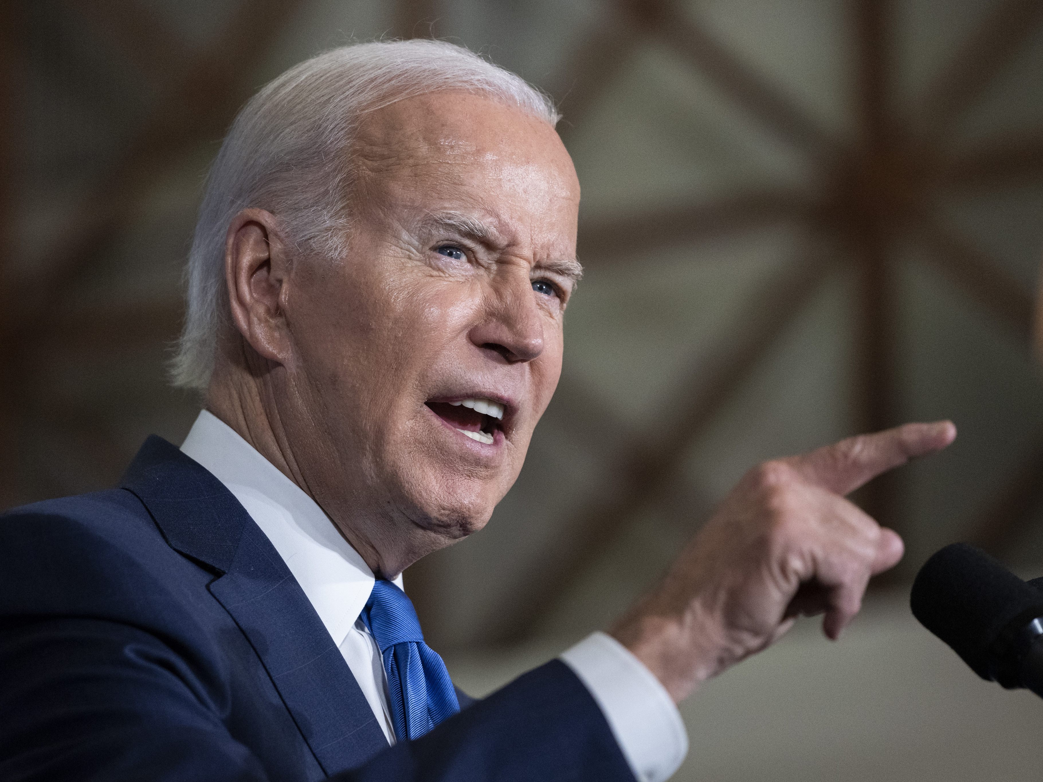 Joe Biden warnt wenige Tage vor den Midterms vor einer Bedrohung für die Demokratie. Joe Biden warnt wenige Tage vor den Midterms vor einer Bedrohung für die Demokratie.
