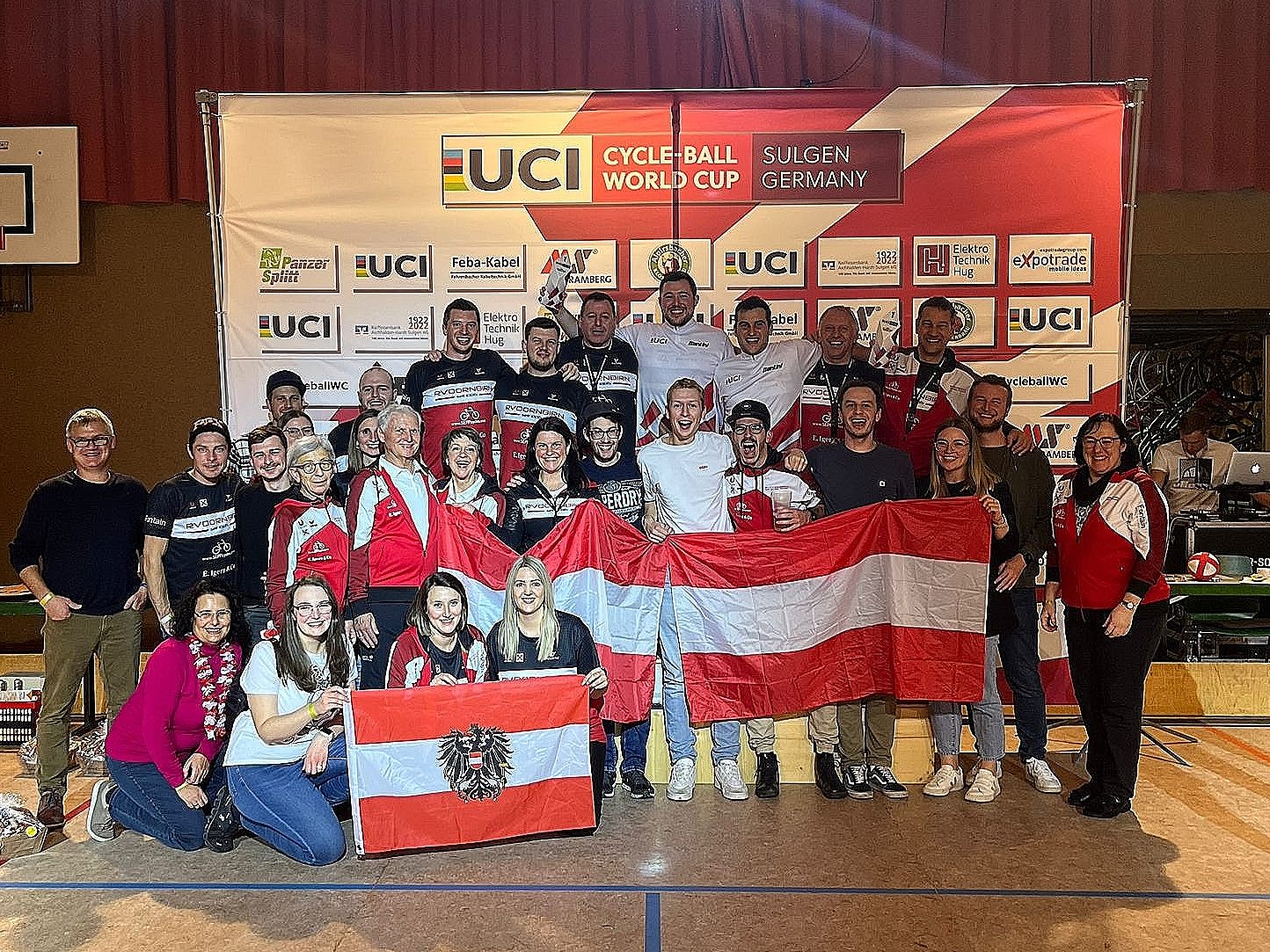Dornbirns Radballer jubelten über ein gelungenes Finale der Weltcup-Saison. Dornbirns Radballer jubelten über ein gelungenes Finale der Weltcup-Saison.