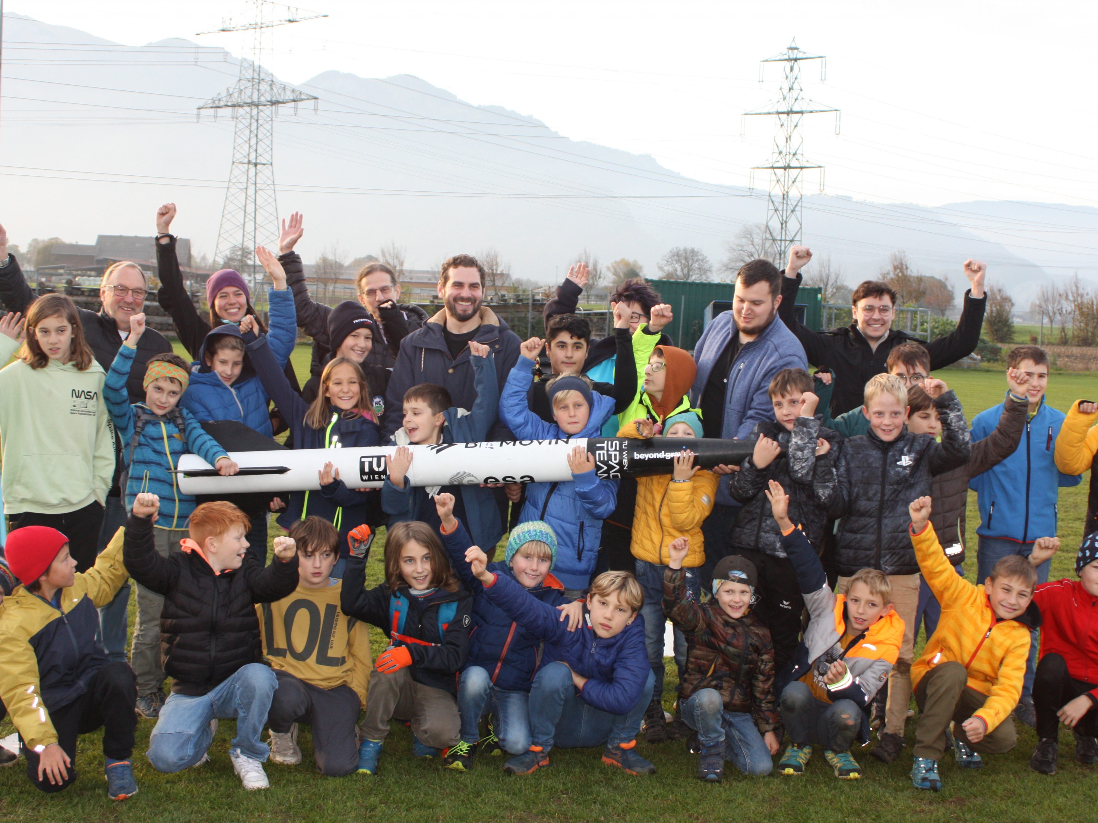 Theorie und Praxis von Raketen: Die jungen Kids kamen voll auf ihre Kosten.