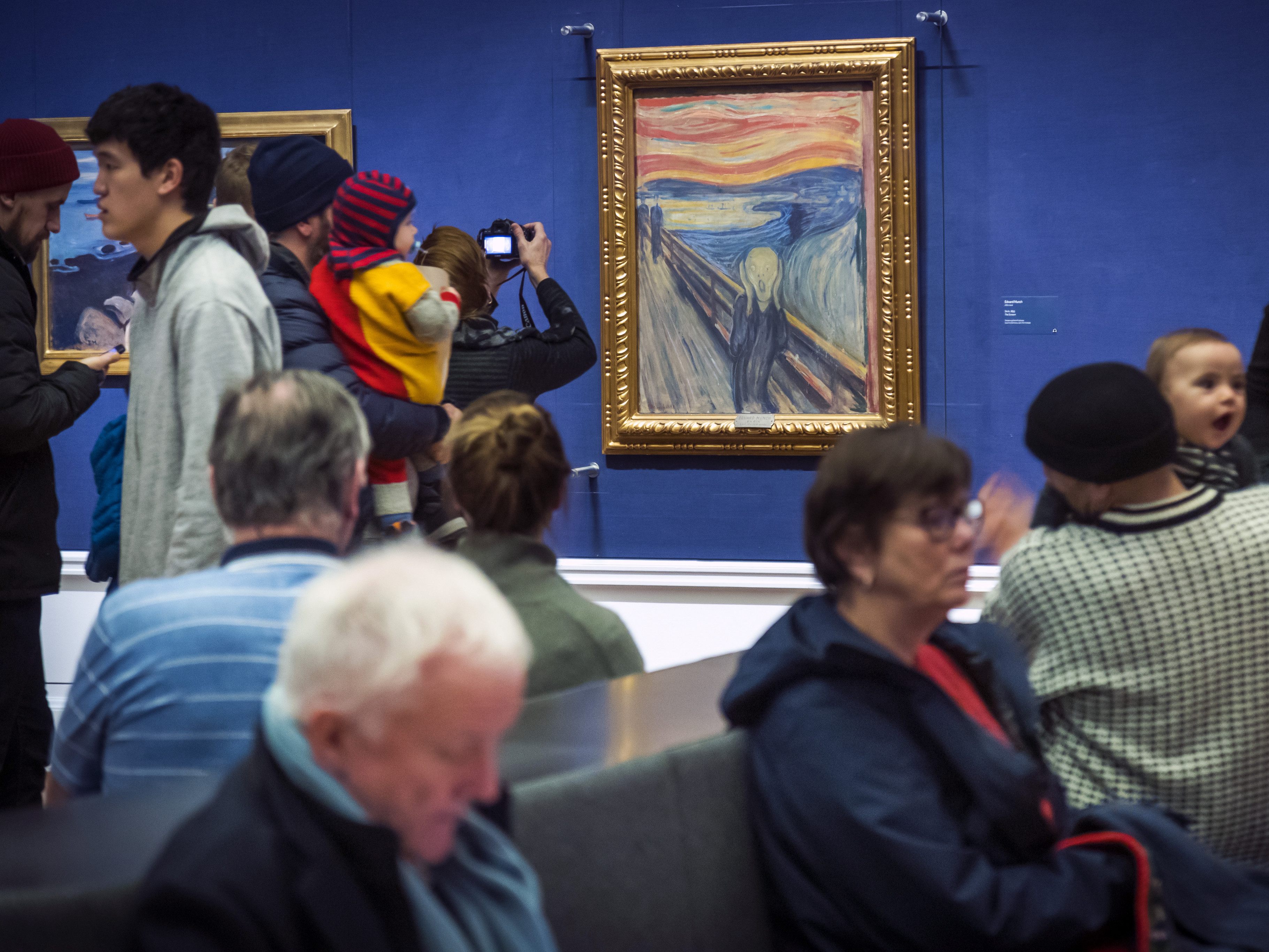 Wachleute konnten einen Anschlag auf das Munch-Gemälde verhindern. Wachleute konnten einen Anschlag auf das Munch-Gemälde verhindern.