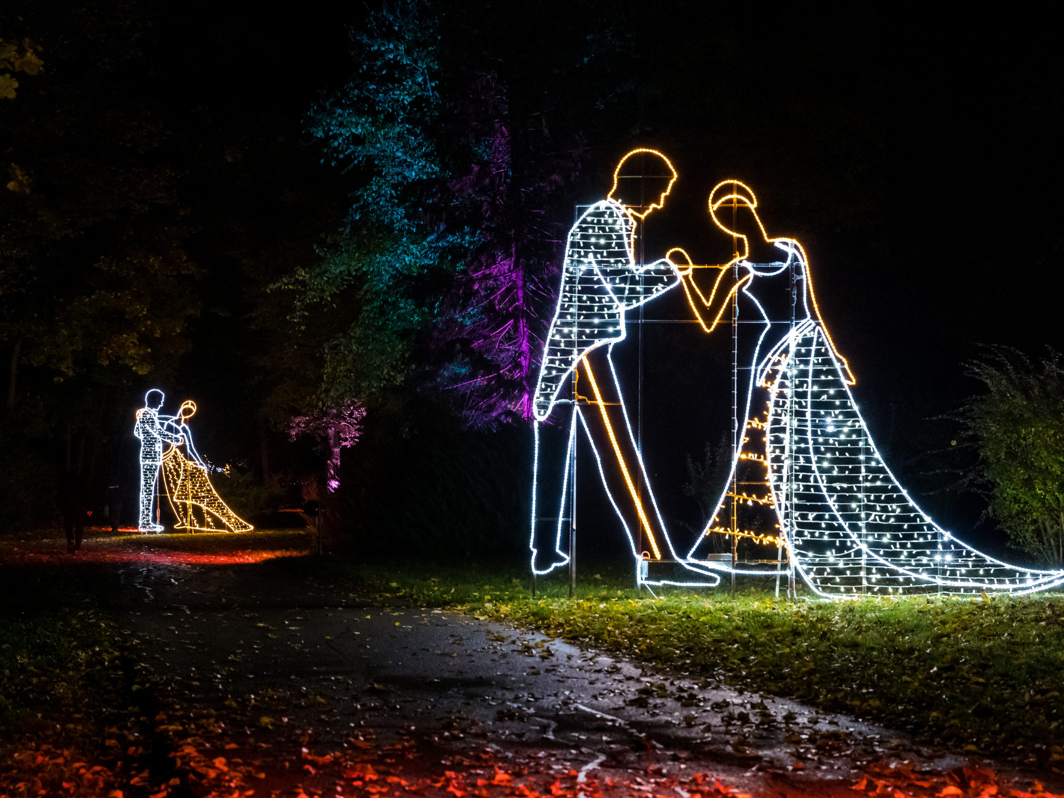 Den Lichtergarten "Illumina Schloss Laxenburg" kann man auch heuer wieder bestaunen.