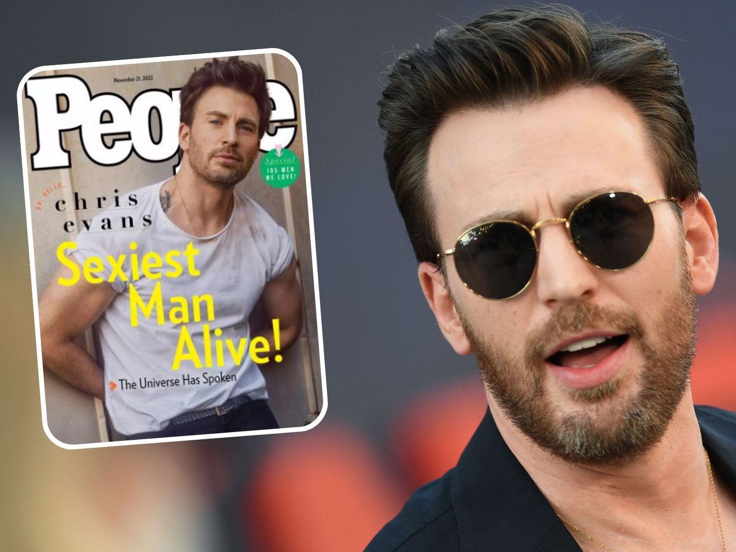 Chris Evans wurde zum "Sexiest Man Alive" gekürt. Chris Evans wurde zum "Sexiest Man Alive" gekürt.
