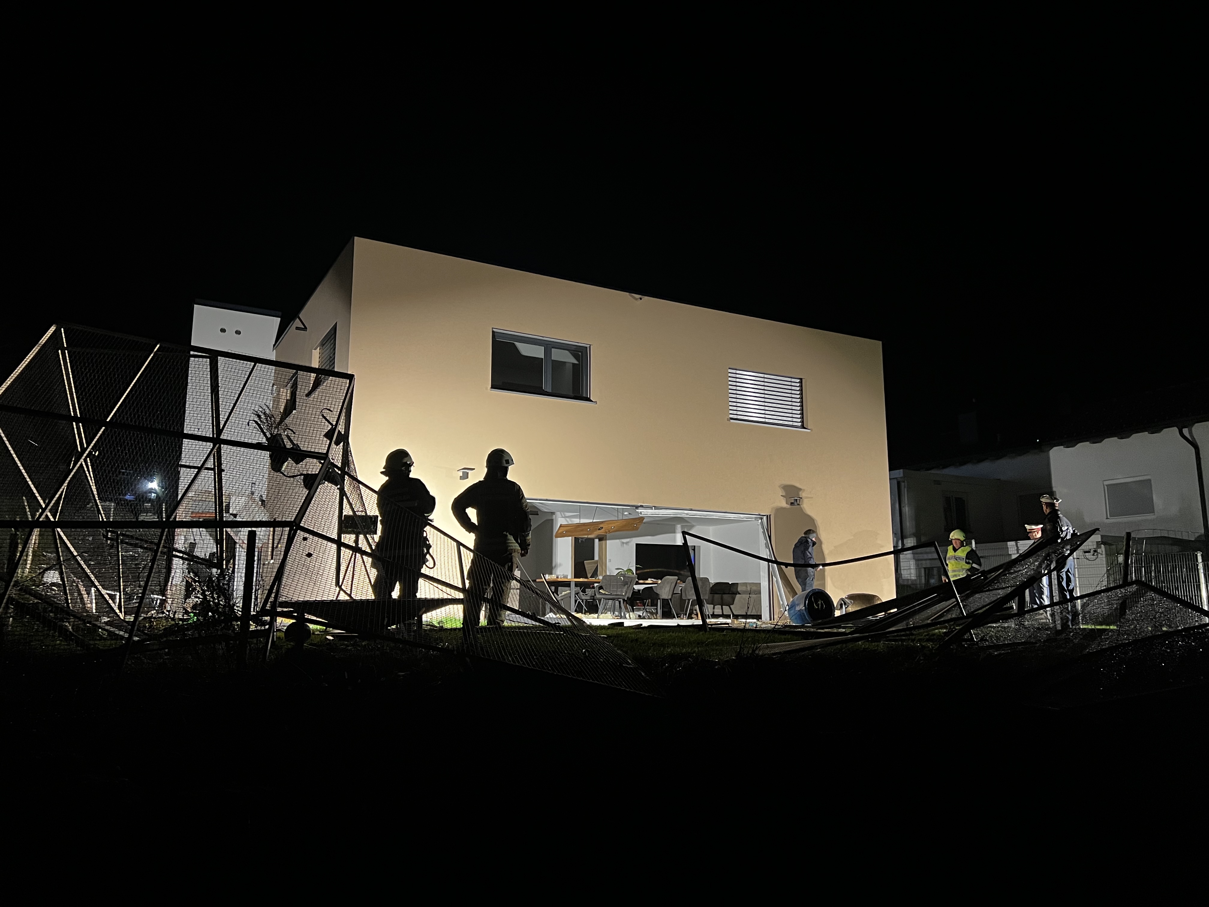 Wie durch ein Wunder wurde bei der Explosion niemand verletzt.