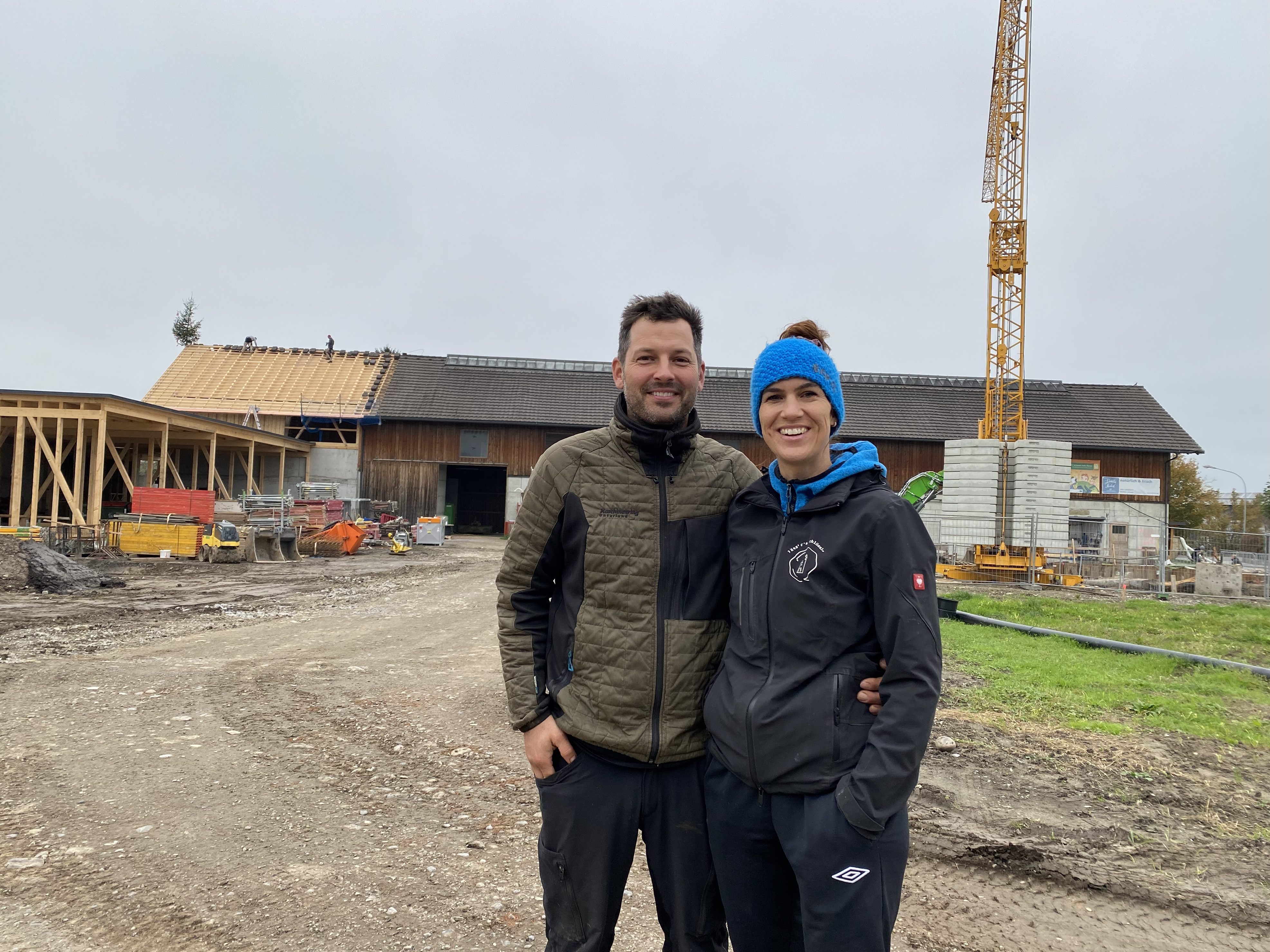 Bei Stefan und Jeannette Lässer herrscht reger Baubetrieb. Bei Stefan und Jeannette Lässer herrscht reger Baubetrieb.