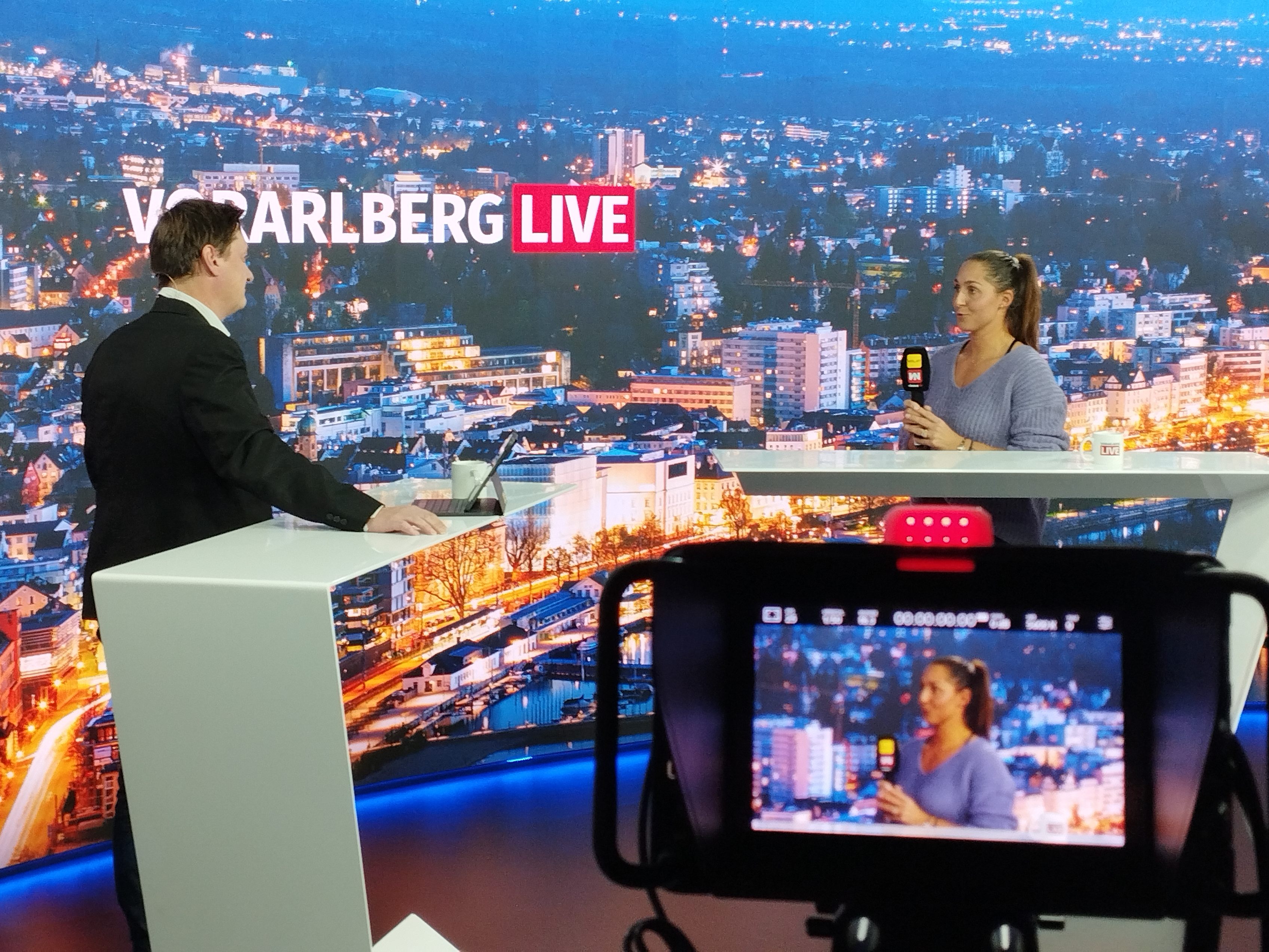 Tamira Paszek bei "Vorarlberg LIVE".
