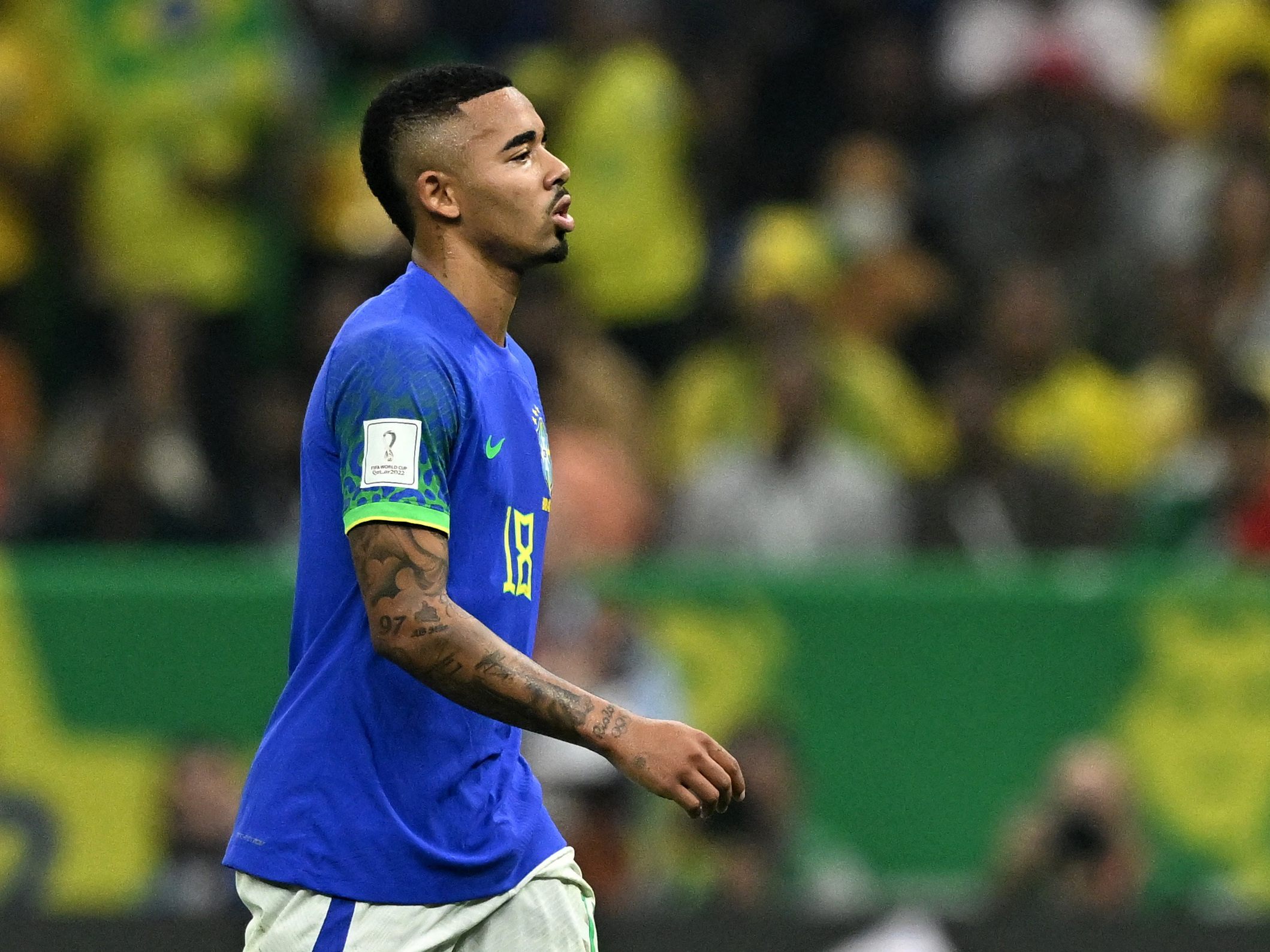 WM-Aus unter anderem für Brasiliens Gabriel Jesus. WM-Aus unter anderem für Brasiliens Gabriel Jesus.
