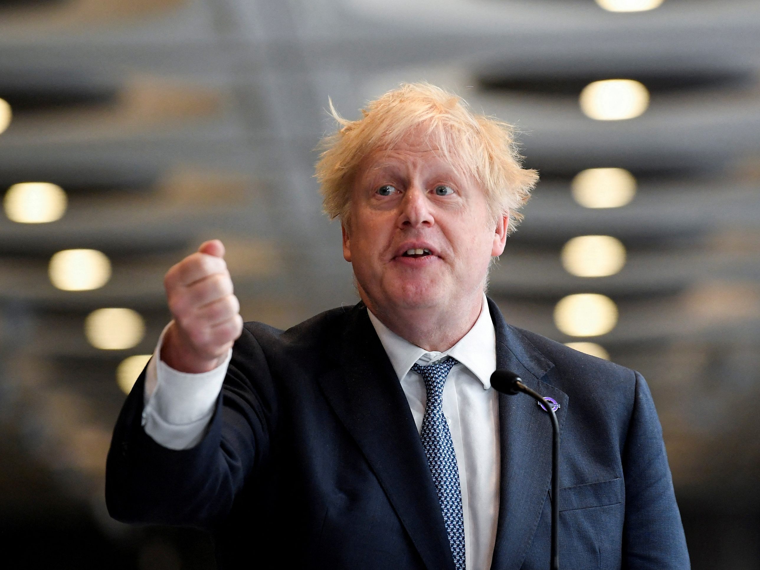 Großbritanniens Ex-Premier Boris Johnson. Großbritanniens Ex-Premier Boris Johnson.