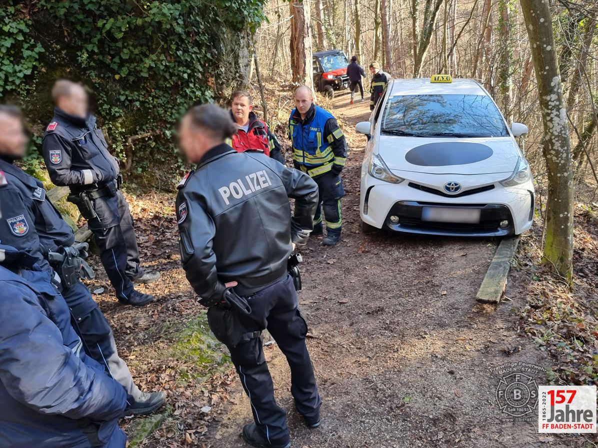 Die Fahrzeugbergung gestaltete sich als Herausforderung.