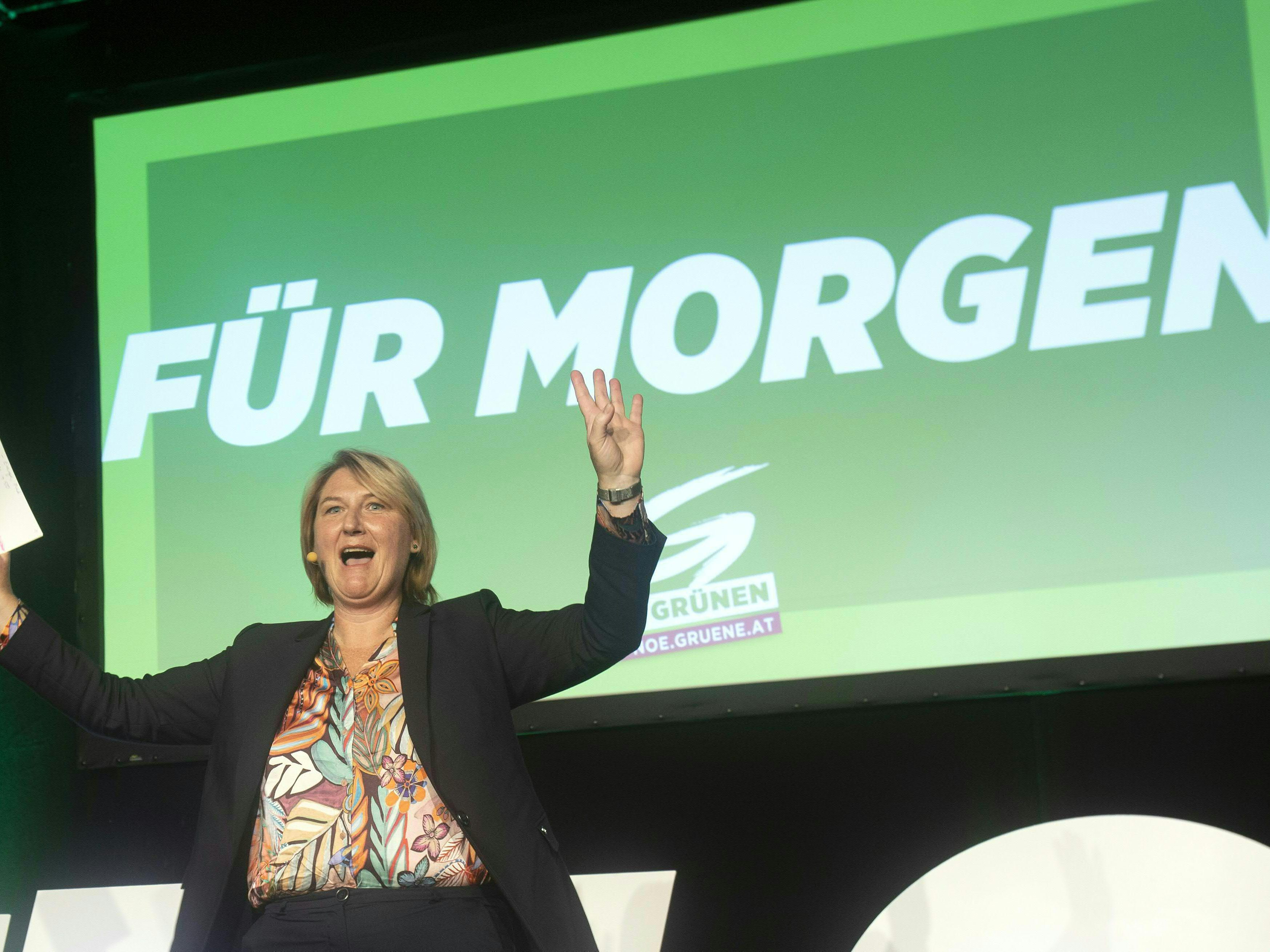 Krismer tritt erneut als Spitzenkandidatin der Grünen in NÖ an. Krismer tritt erneut als Spitzenkandidatin der Grünen in NÖ an.