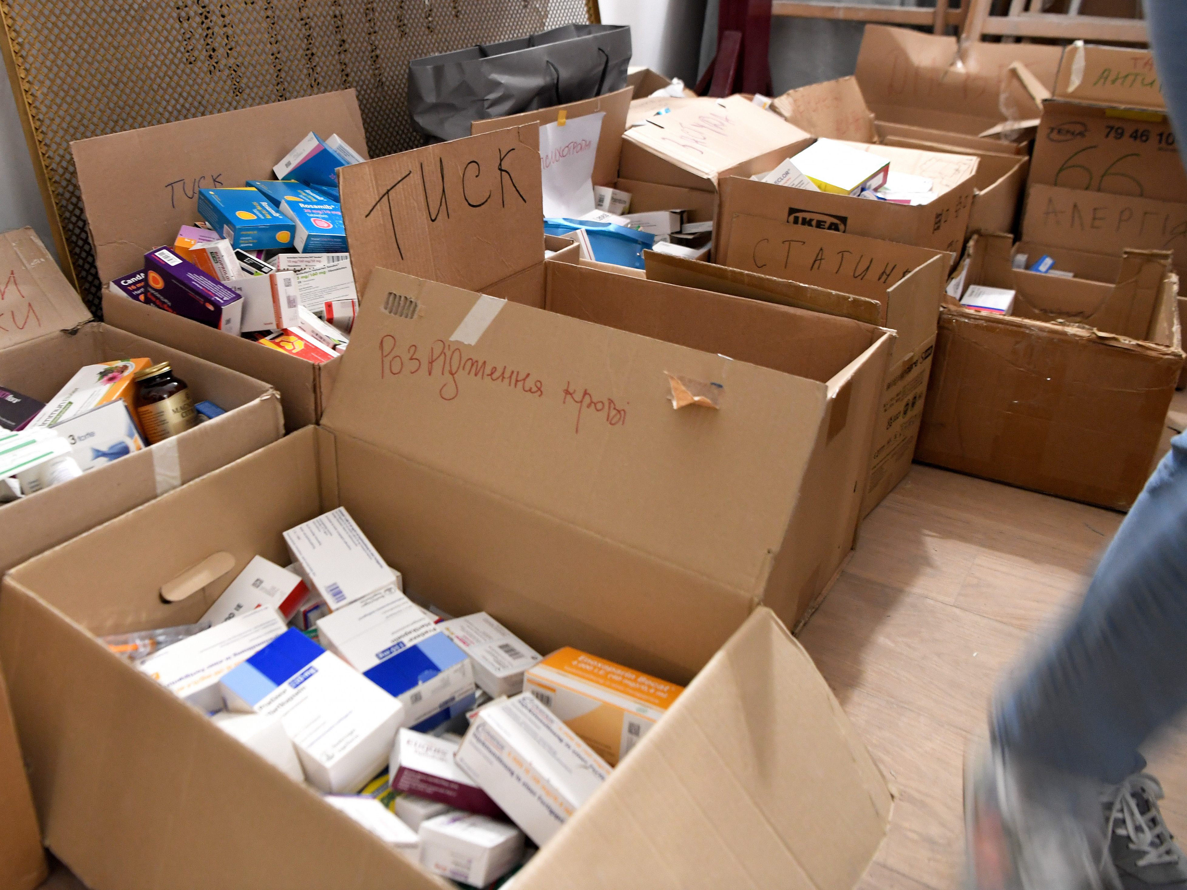 Österreich lieferte Hilfsgüter im Wert von 6,8 Mio. Euro.