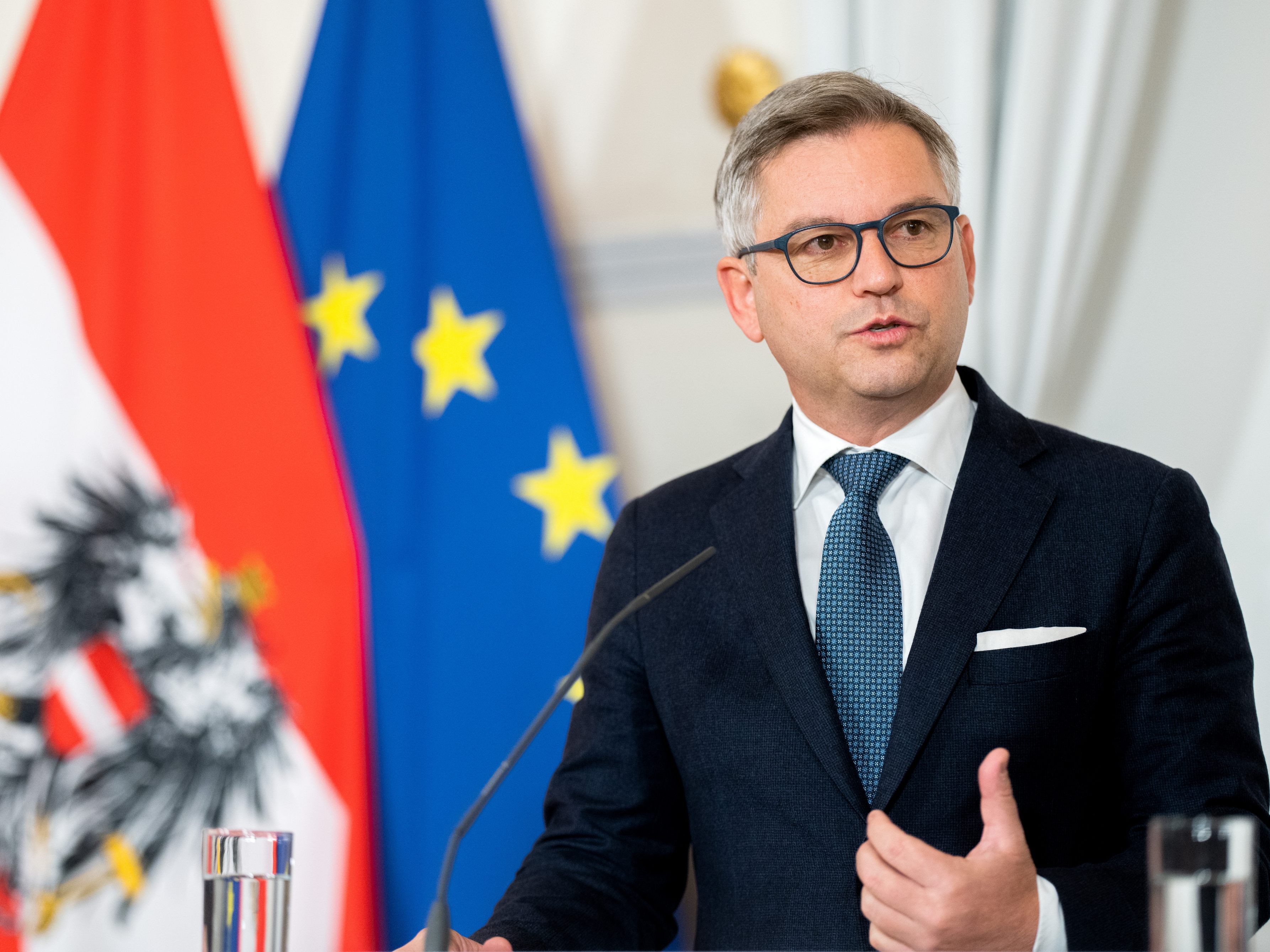Finanzminister Magnus Brunner nimmt die Länder beim Finanzausgleich in die Pflicht.