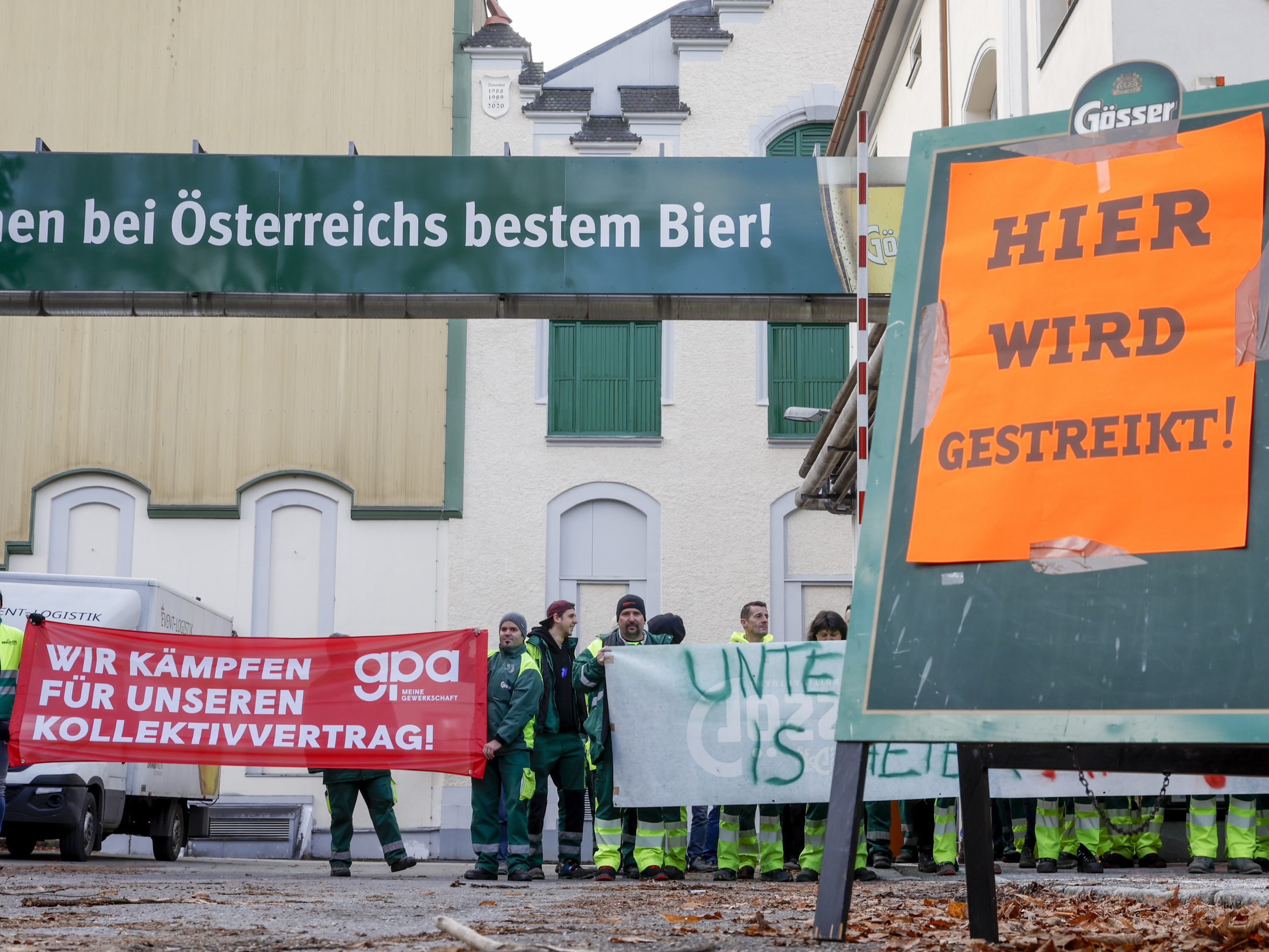 Die Brauereien-Streiks werden nach 24 Stunden unterbrochen.