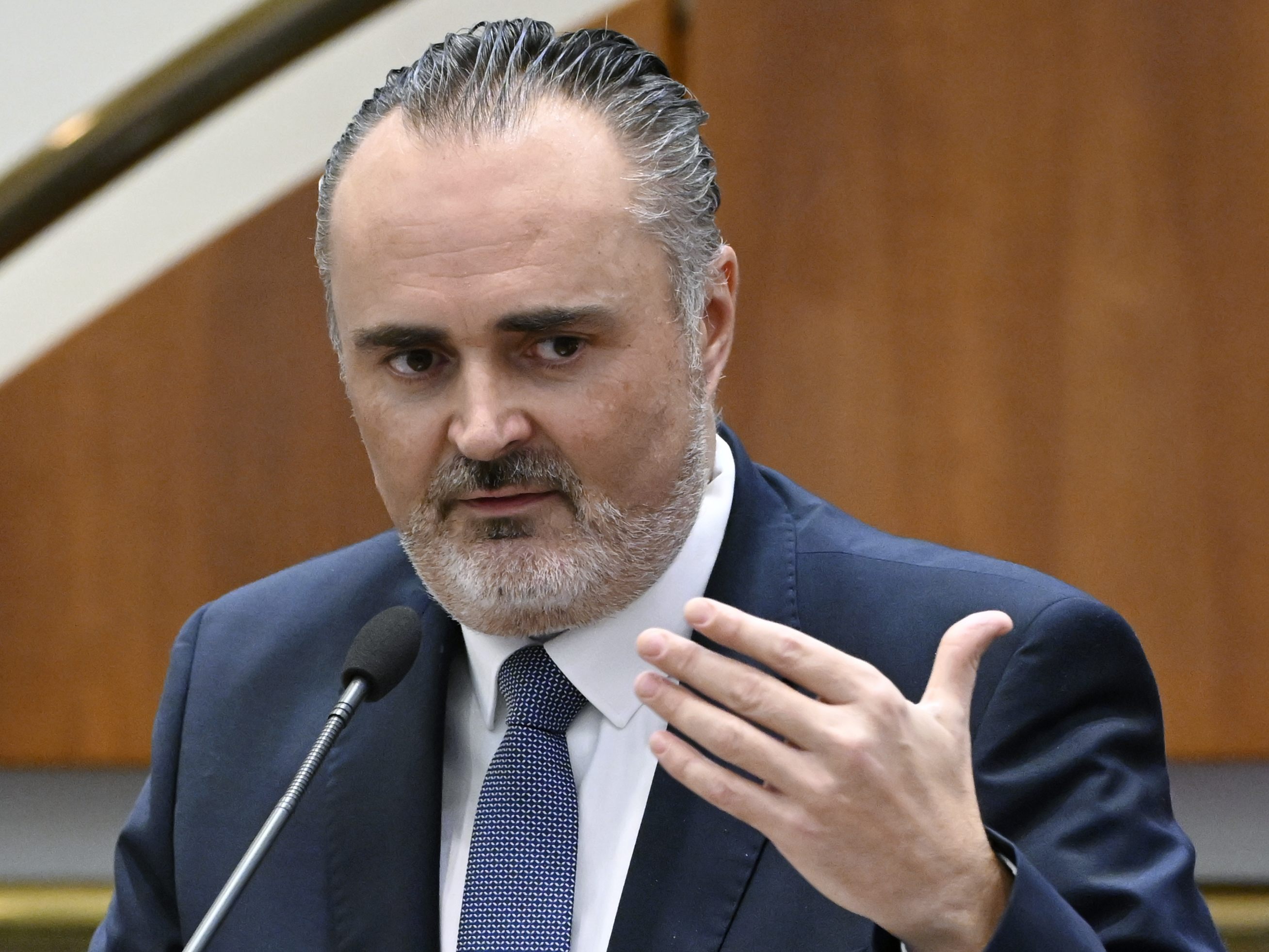 Laut Hans Peter Doskozil werden die Schwerpunkte in der Landeshauptleuteversammlung Pflege, Gesundheit und die Energiekrise sein. Laut Hans Peter Doskozil werden die Schwerpunkte in der Landeshauptleuteversammlung Pflege, Gesundheit und die Energiekrise sein.