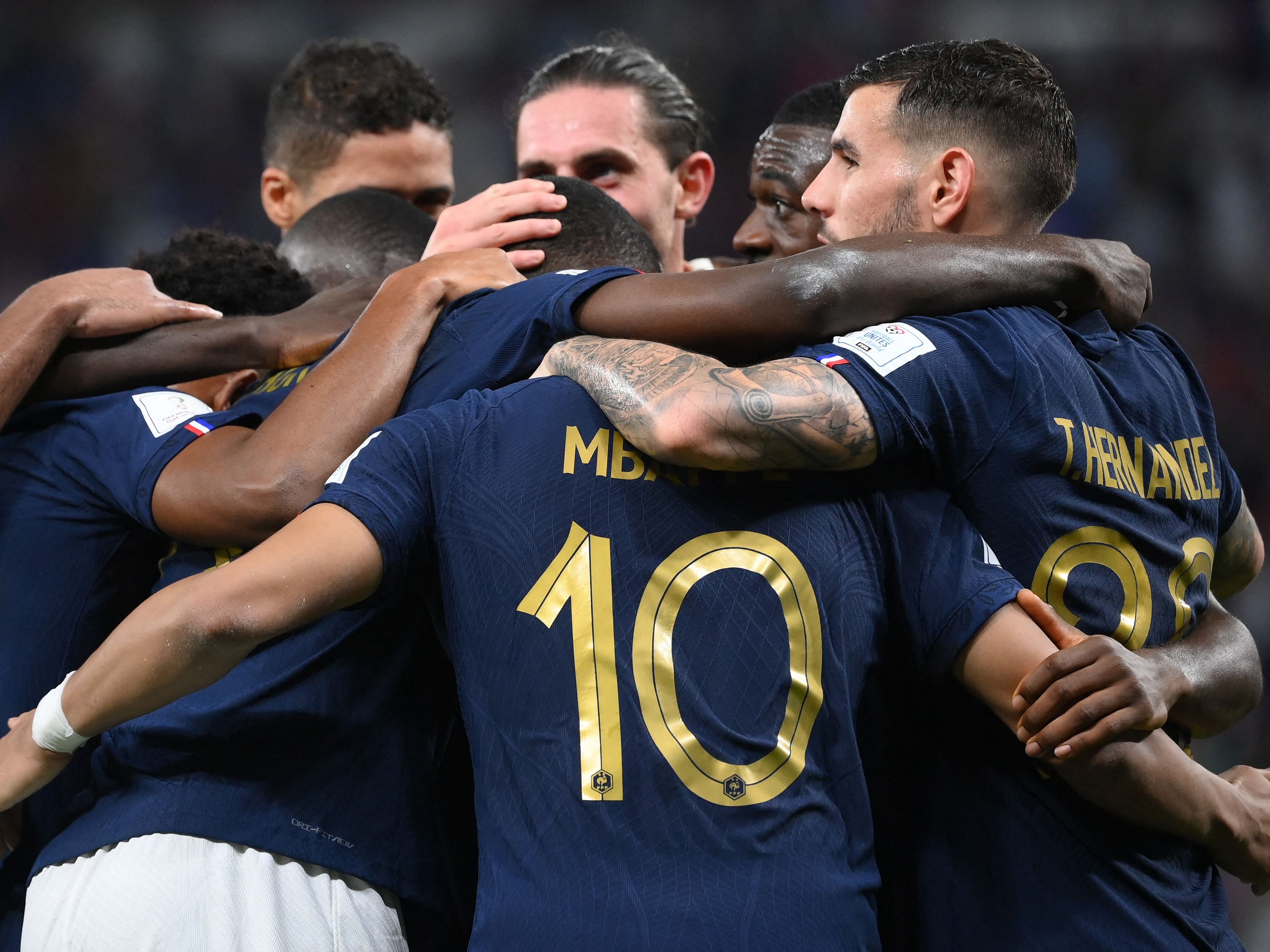 Frankreich steht im WM-Viertelfinale. Frankreich steht im WM-Viertelfinale.