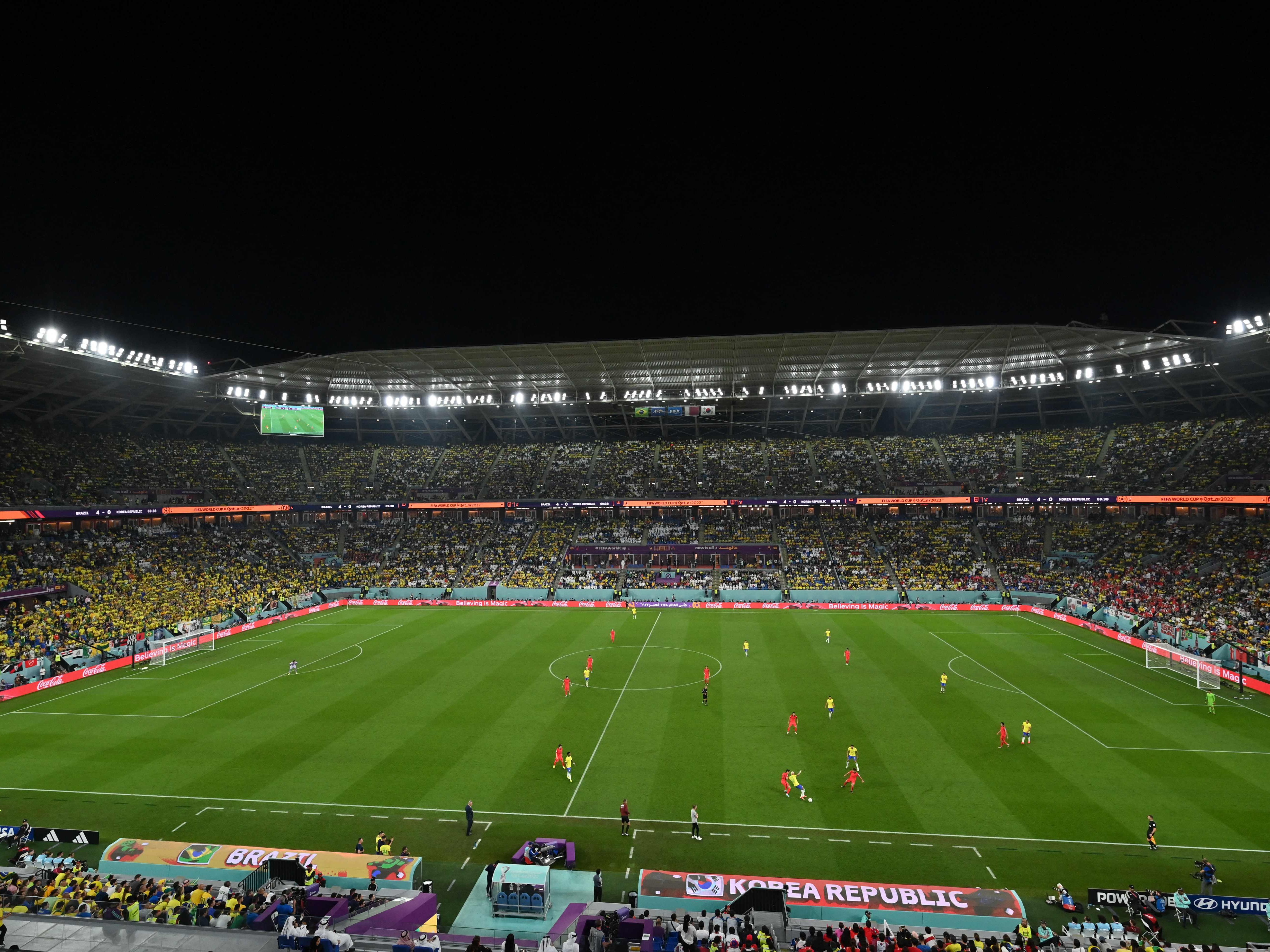 Sieben Spiele der Fußball-WM 2022 wurden im Stadion 974 ausgetragen. Sieben Spiele der Fußball-WM 2022 wurden im Stadion 974 ausgetragen.