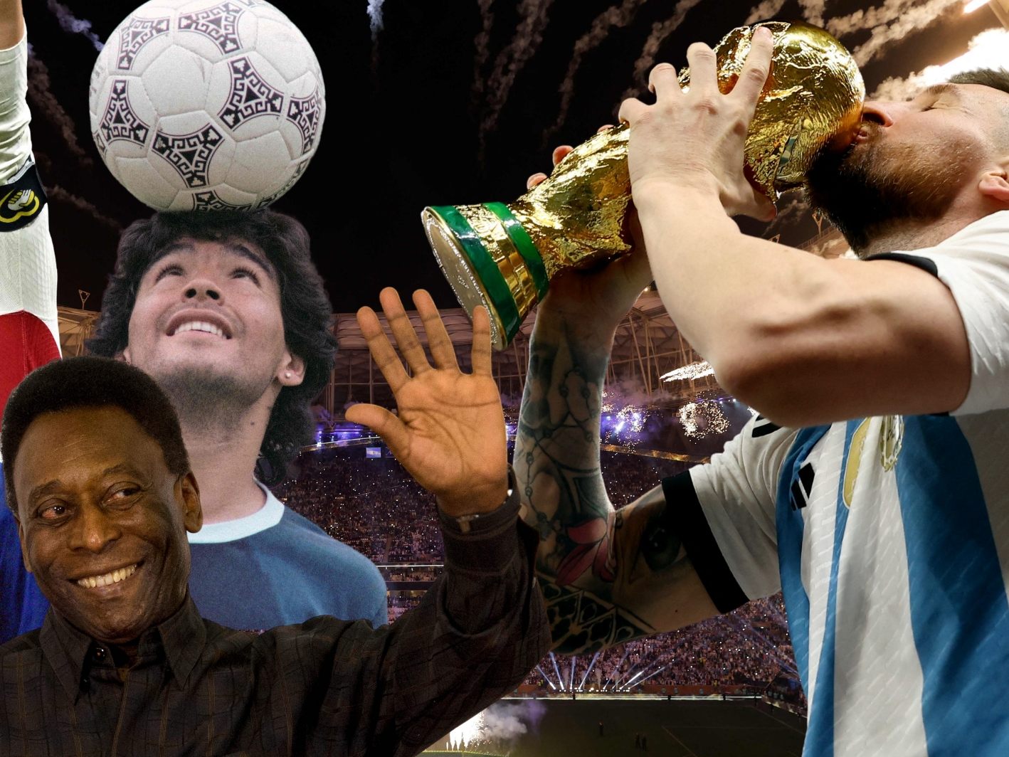 Immer eine heiße Diskussion unter Fußball-Fans: Wer ist der beste Spieler aller Zeiten?