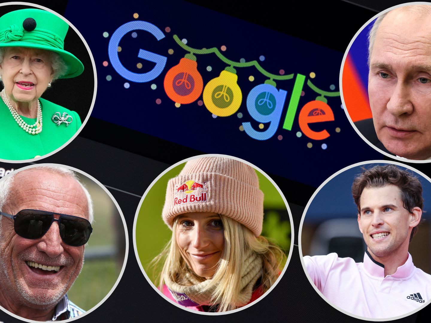 Die Google-Suche der Österreicher war sehr vielseitig.