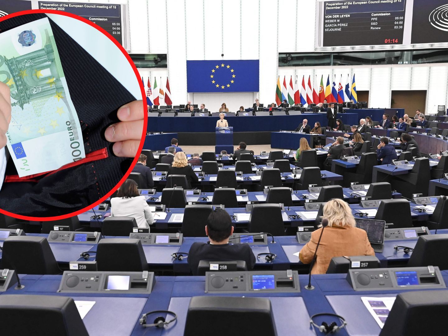 Die belgische Polizei hat im EU-Korruptionsskandal bislang 1,5 Millionen Euro sichergestellt.