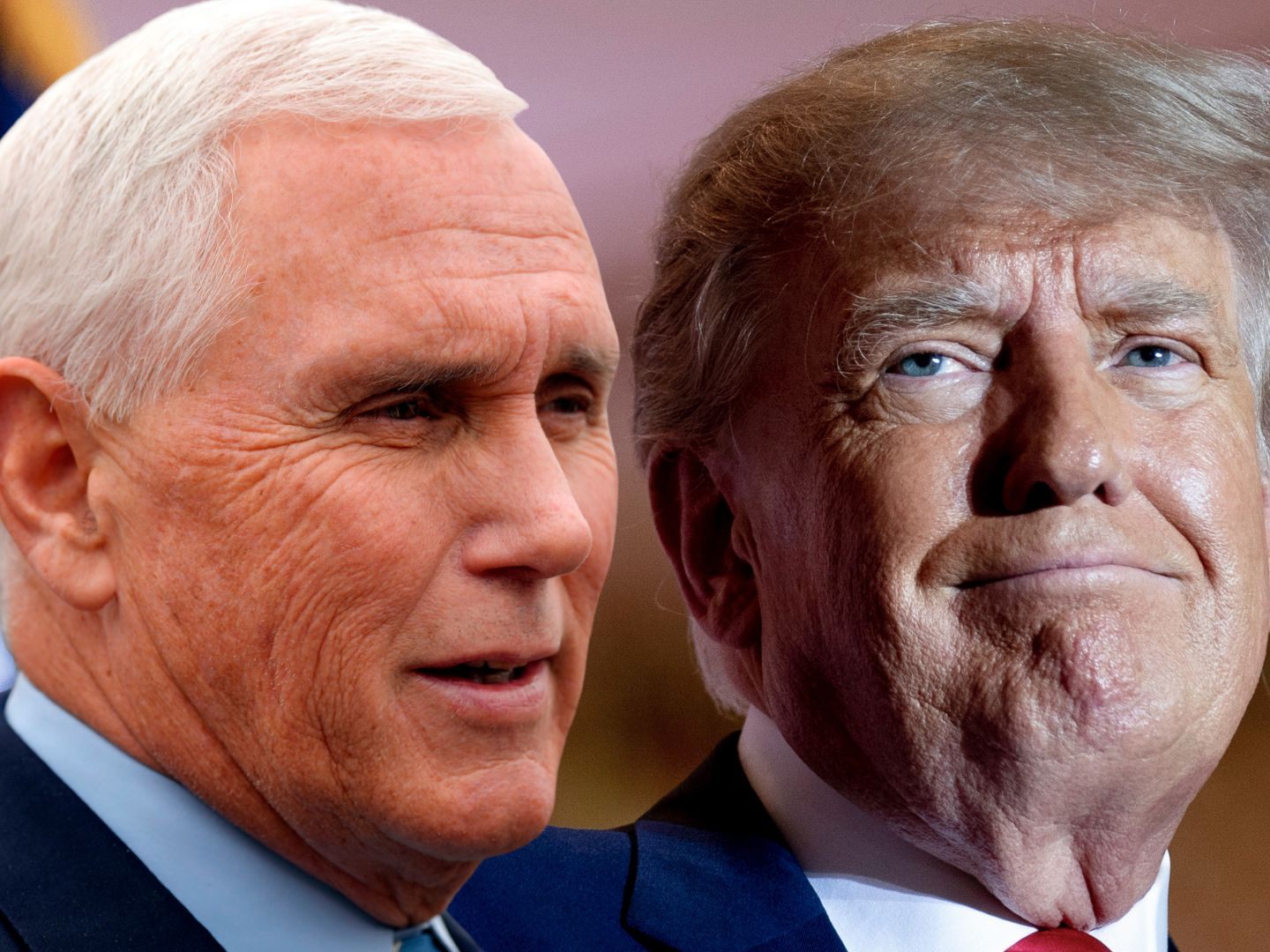 Mike Pence (links) war Vizepräsident unter Donald Trump. Mike Pence (links) war Vizepräsident unter Donald Trump.