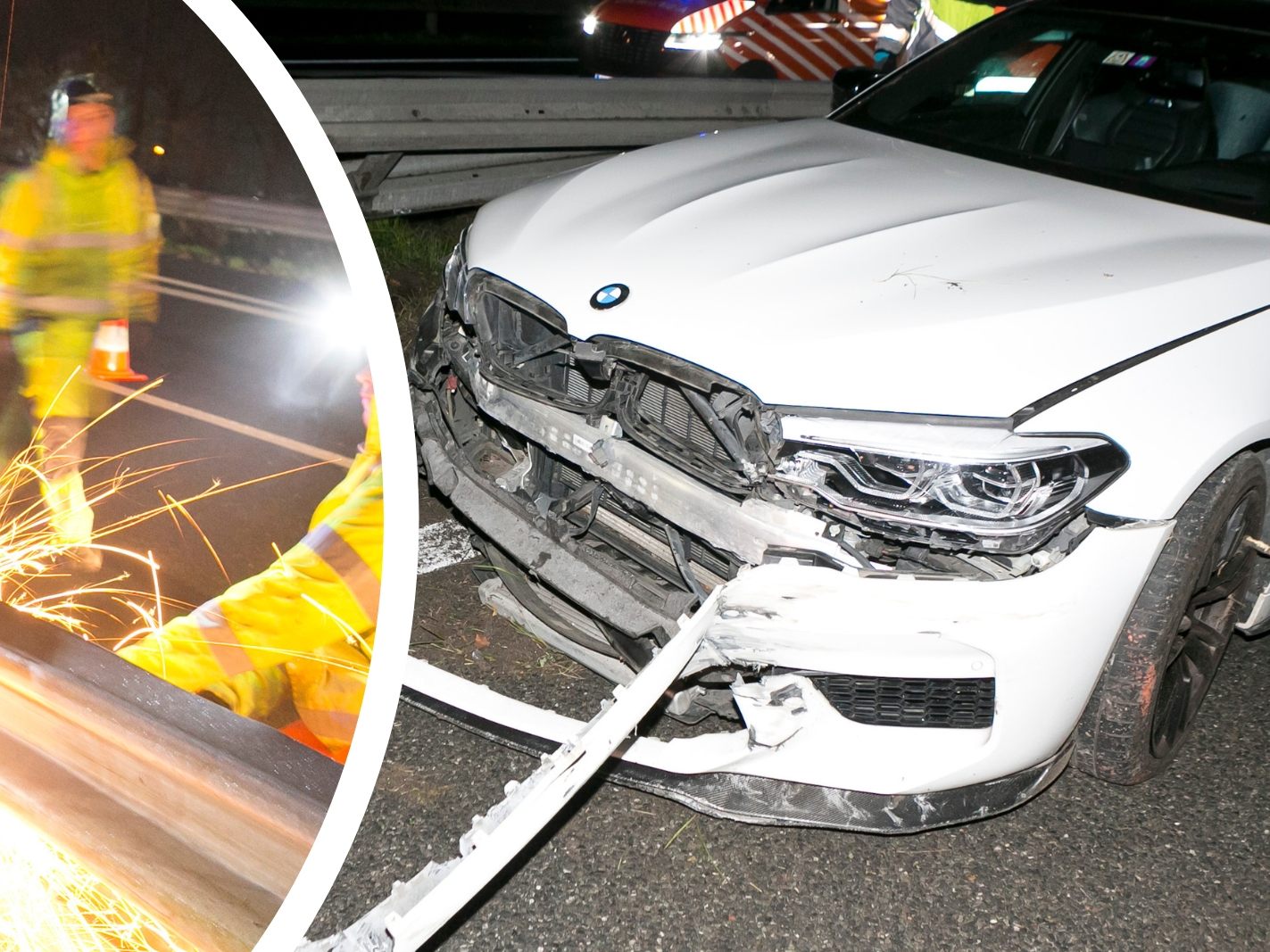 Der Unfall führte zu einer Totalsperre.