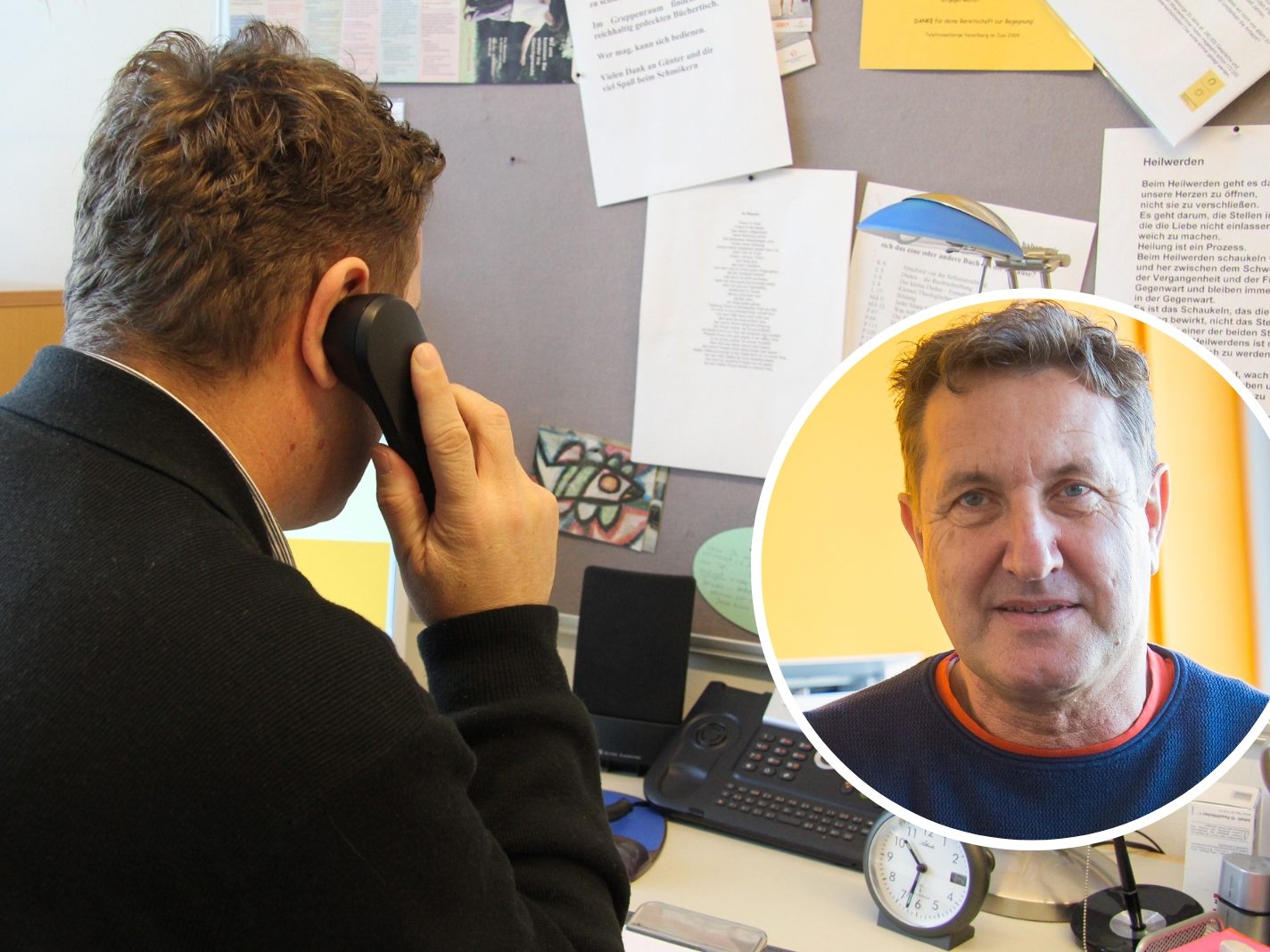 Bei der Telefonseelsorge rechnet man dieses Jahr mit einer Rekordzahl an Anrufen. Bei der Telefonseelsorge rechnet man dieses Jahr mit einer Rekordzahl an Anrufen.